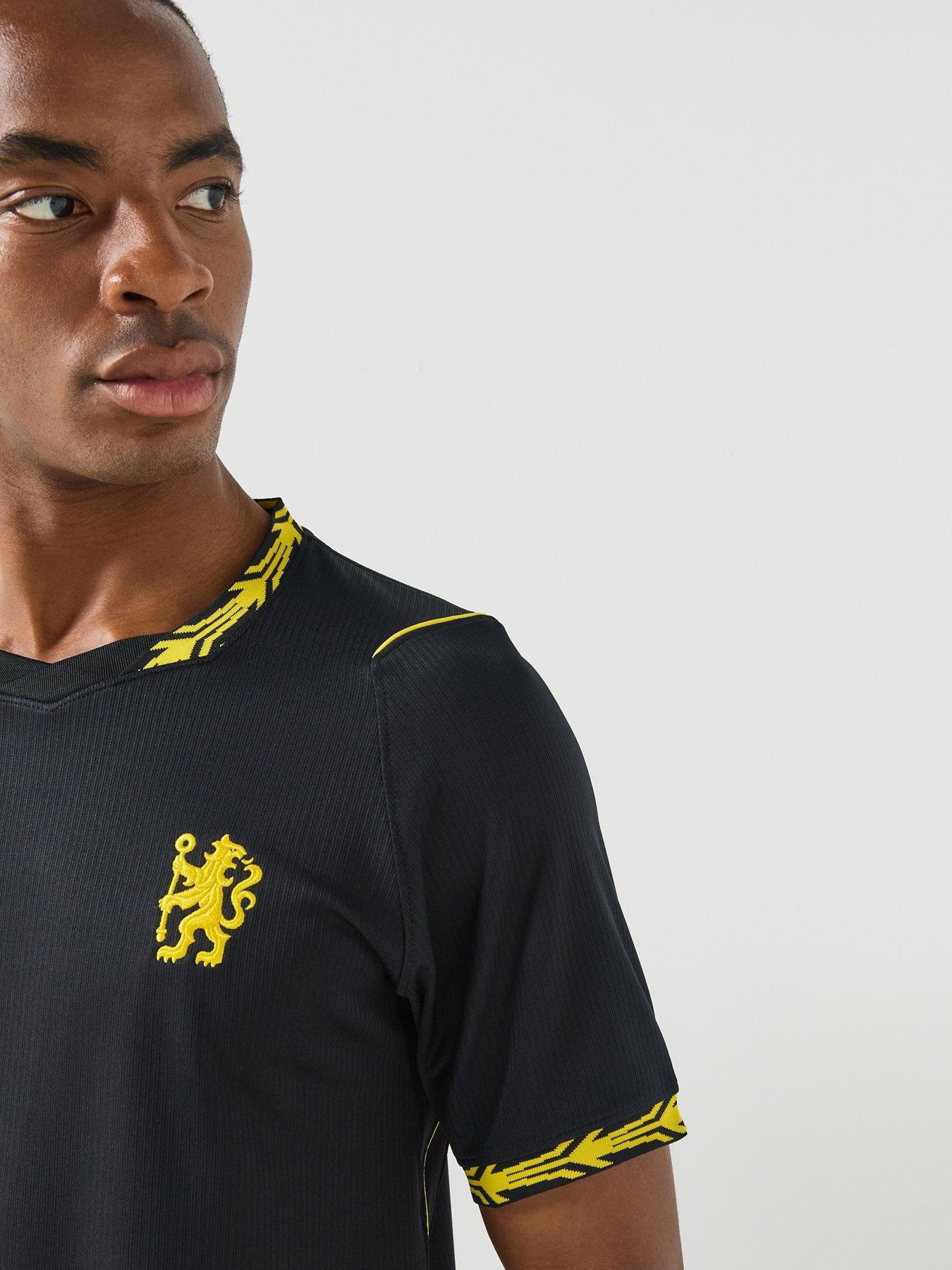 Image 4 of 7 of Nike Mens Chelsea 26/27 Dri-FIT Football Replica Shirt - Black