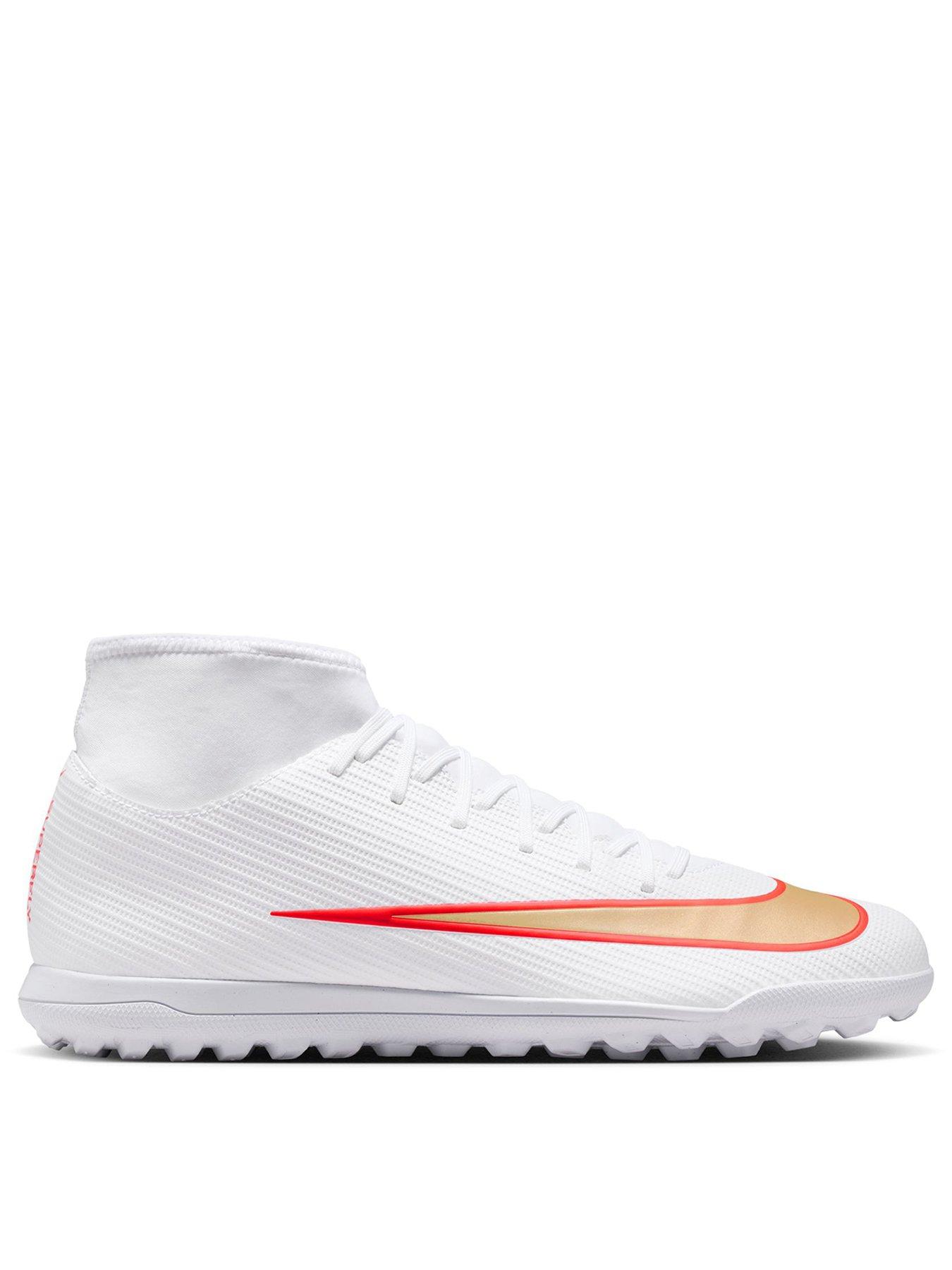 Nike Men's Mercurial Club Slim Fit Astro Turf Football Boot - White/Red - 9 (44) - Image 2