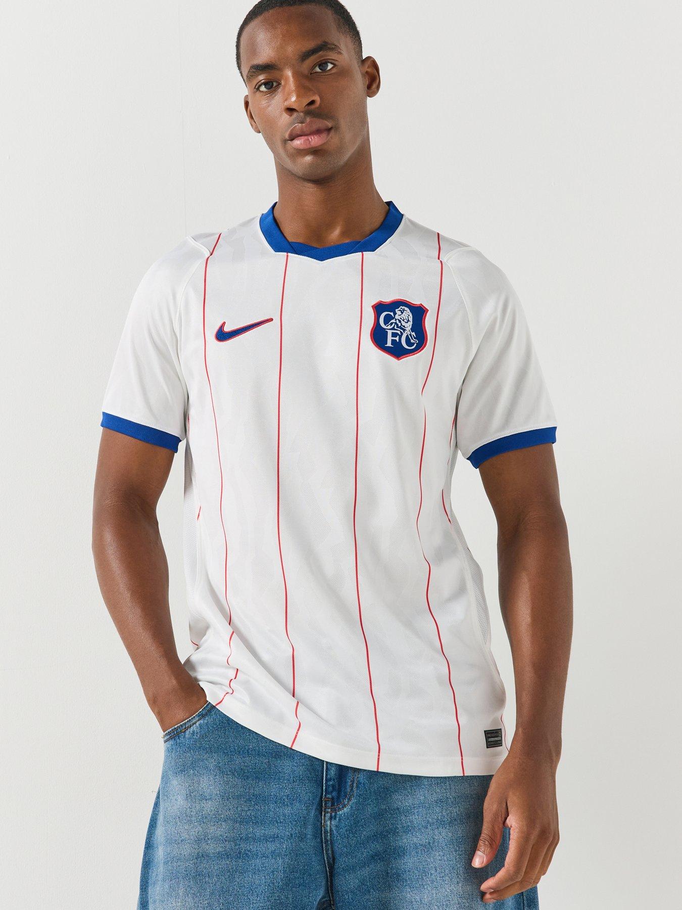 Nike Mens Chelsea Third Dri-FIT Stadium Replica Football Shirt, White, Size M, Men