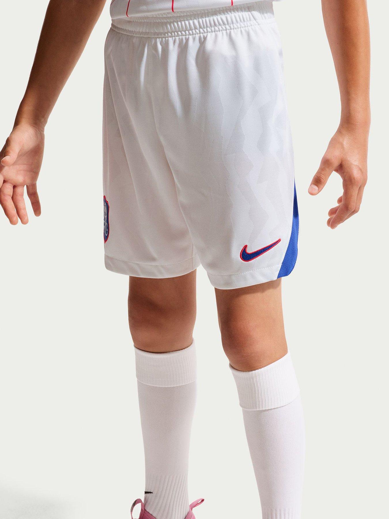 Image 2 of 4 of Nike Junior Chelsea 26/27 Dri-fit Stadium Third Shorts - White