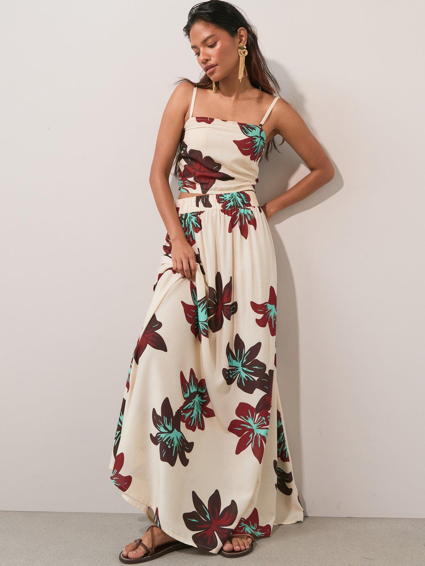 The Very Collection Maxi Beach Skirt Co-ord