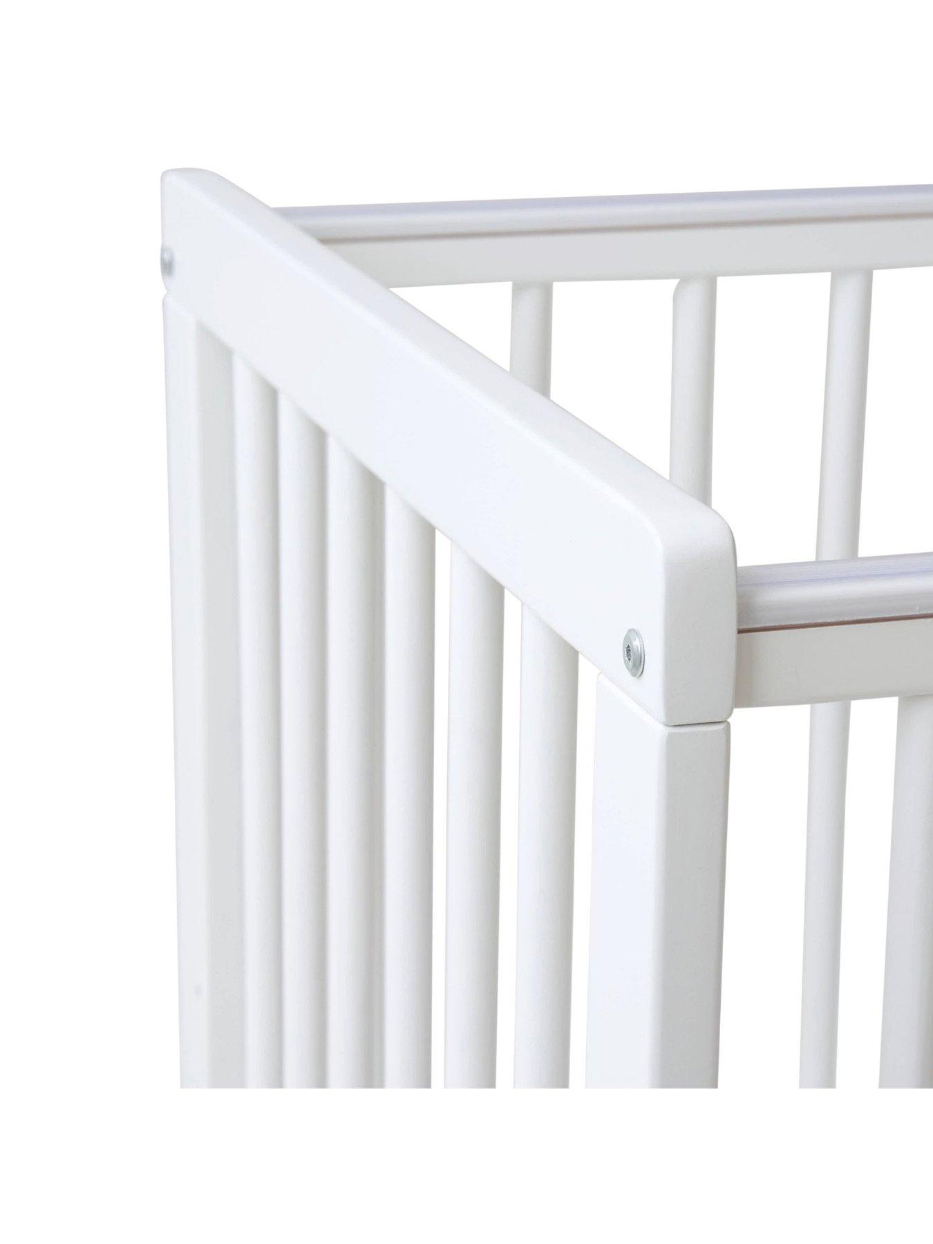 Image 3 of 3 of East Coast Space Saver Cot -White - With Mattress - White