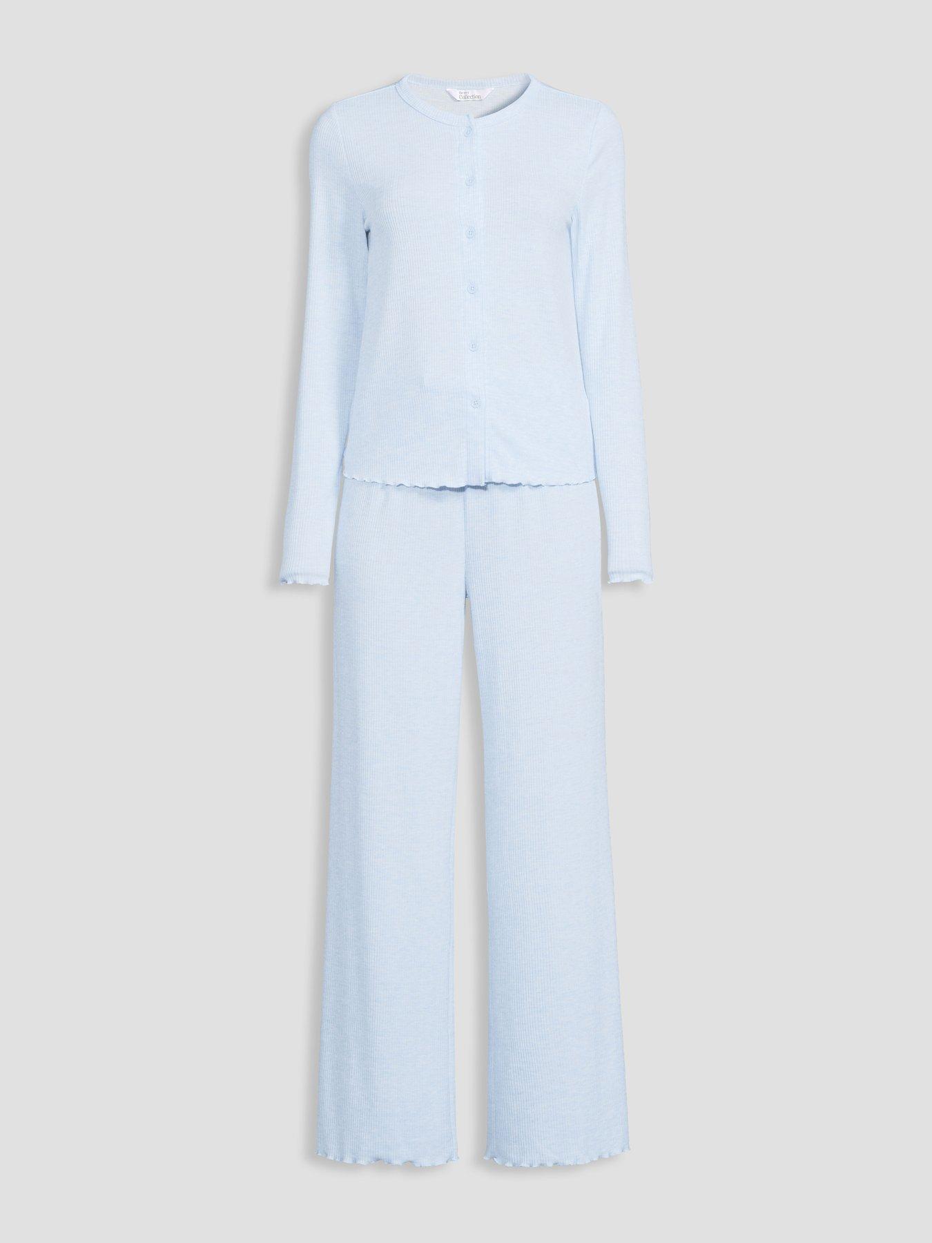 Image 7 of 7 of The Very Collection Soft Touch Pyjama Set - Blue