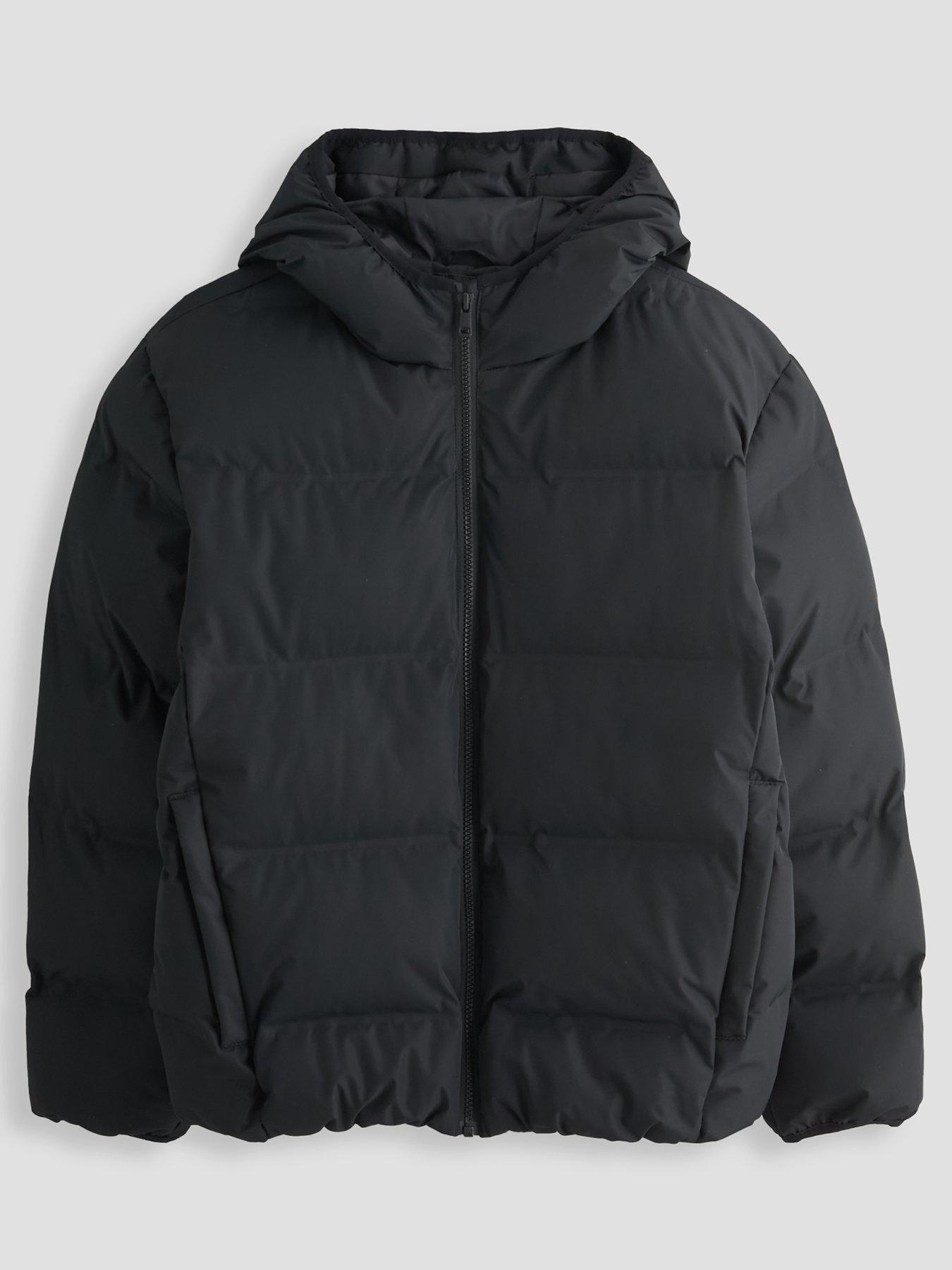 The Very Collection Boys Water Resistant Padded Puffer Coat - Black