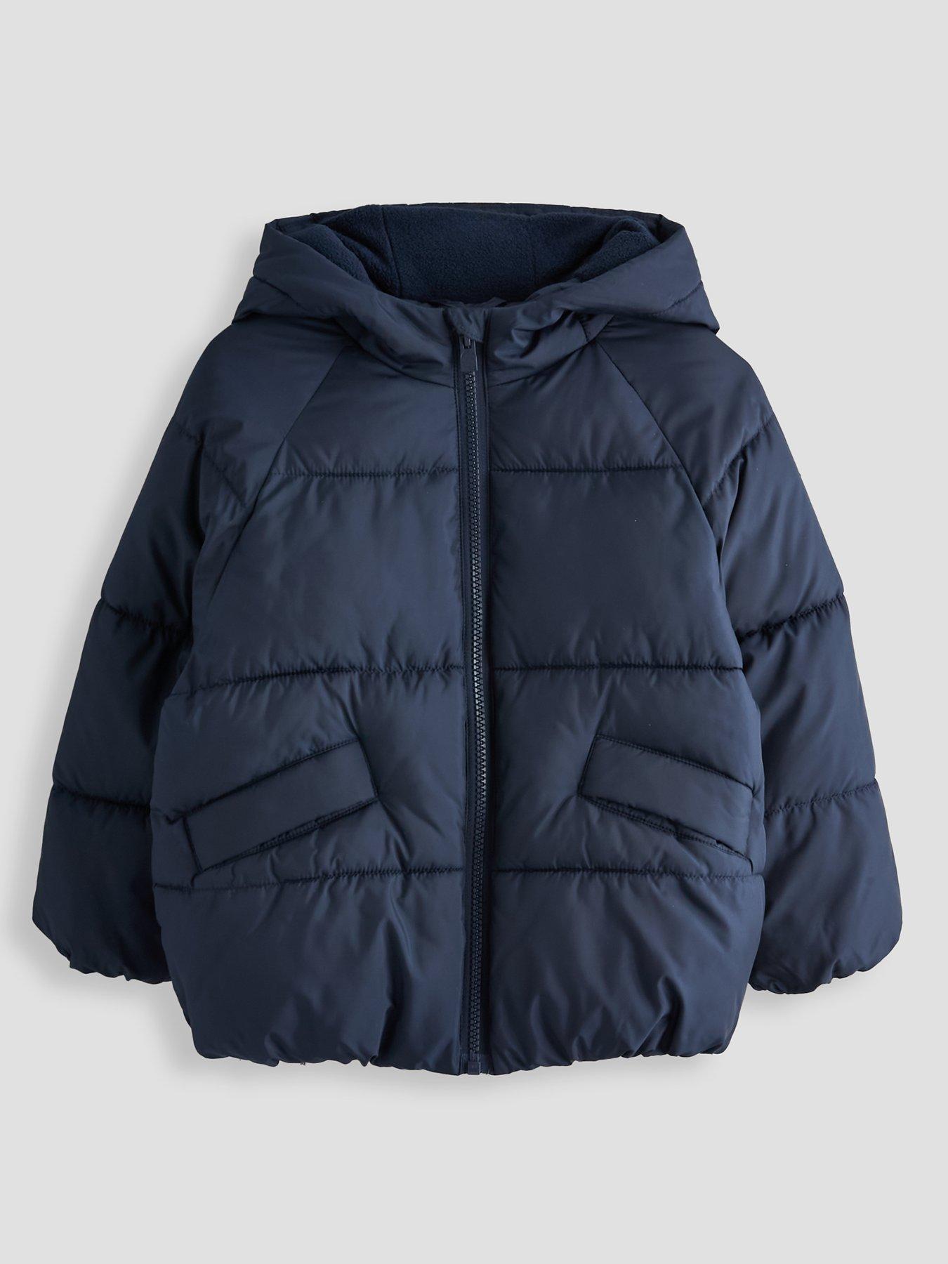 The Very Collection Boys Water Resistant Mid Weight Padded Coat - Navy