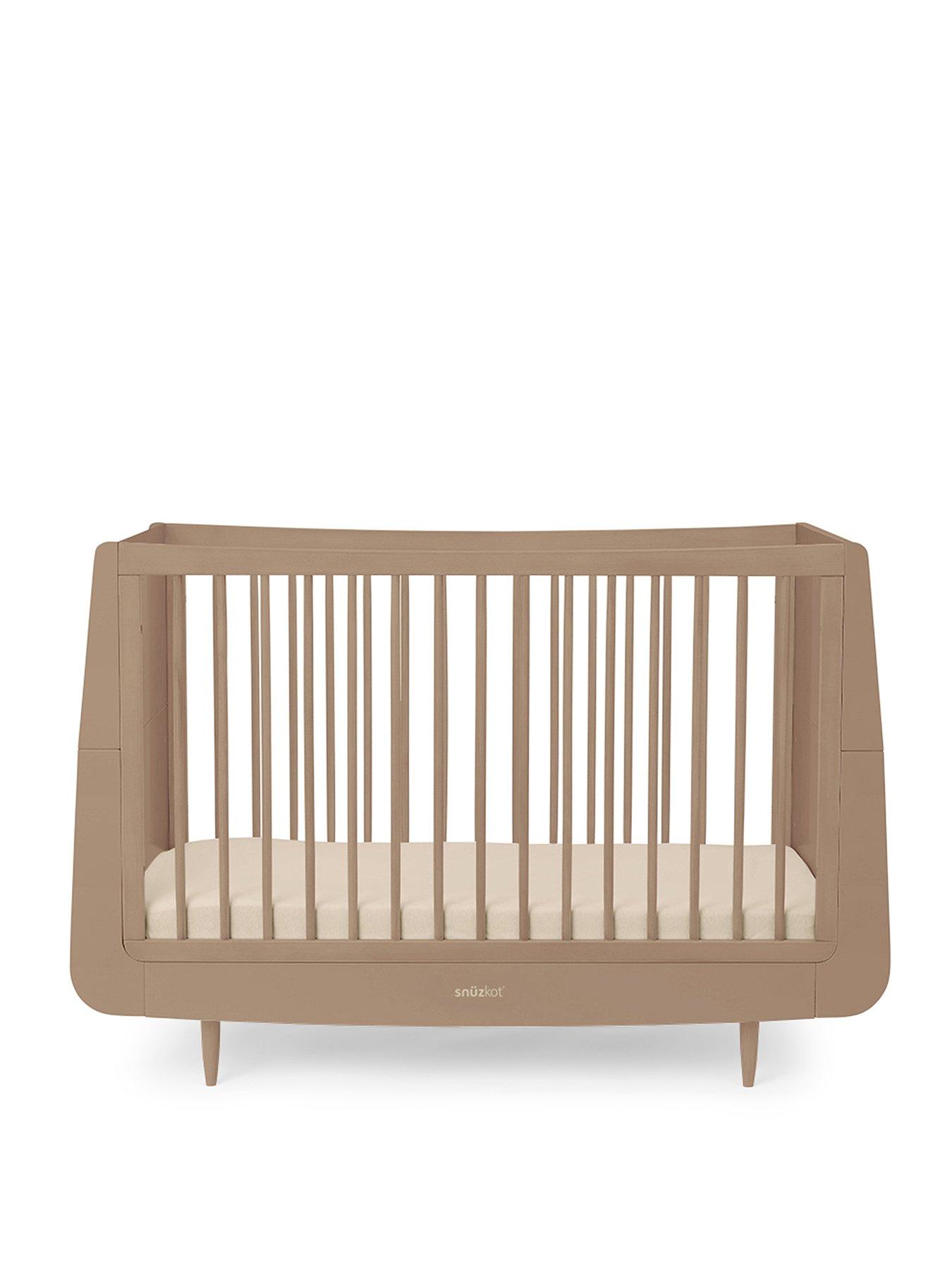 Image 2 of 8 of Snuz SnuzKot Skandi Cot Bed - Mocha