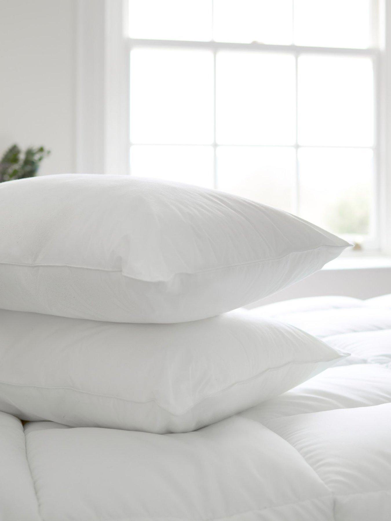 The Fine Bedding Company Clusterfull Washable Medium Support Pillow Pair