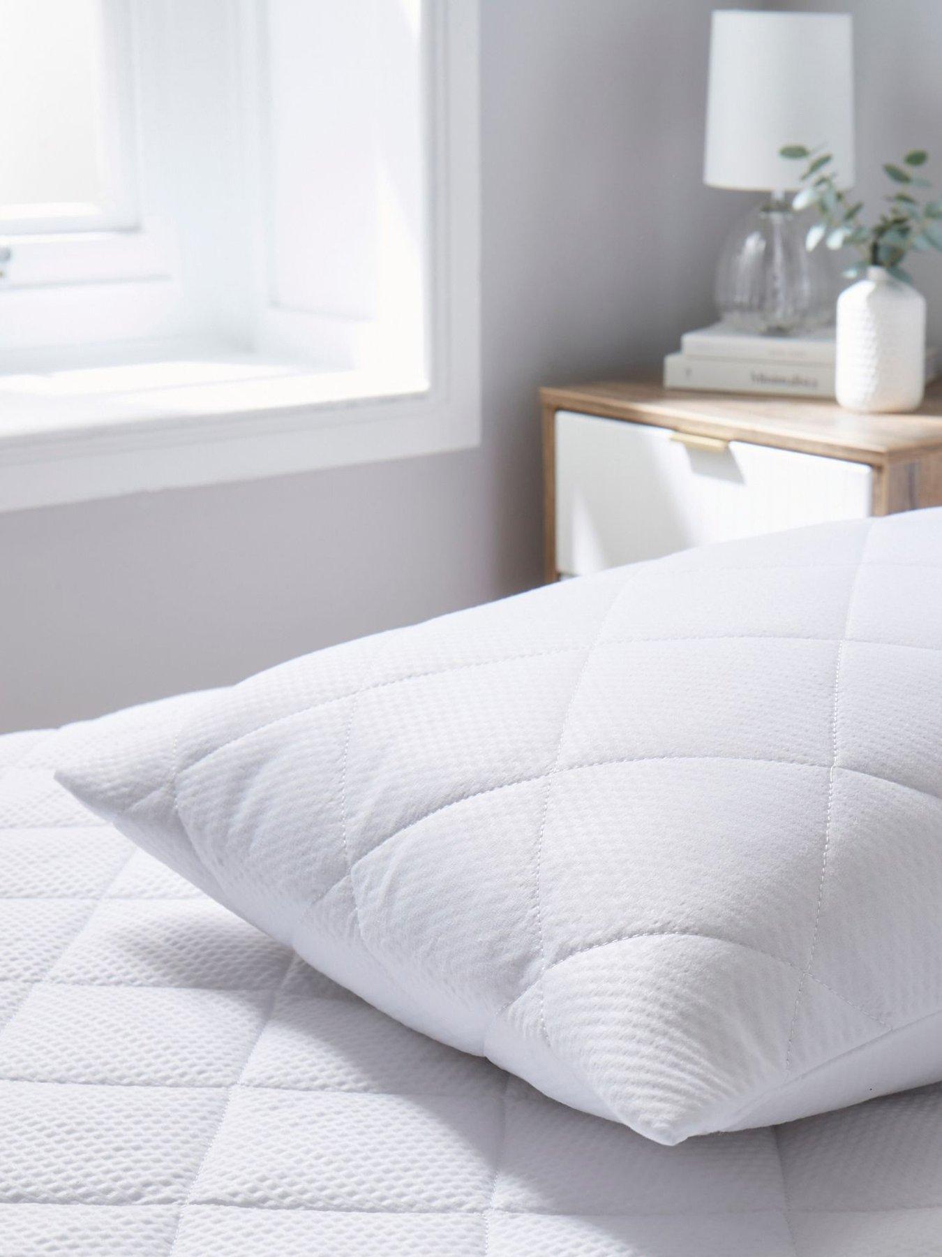 The Fine Bedding Company FBC Breathe Pillow Protector White Standard