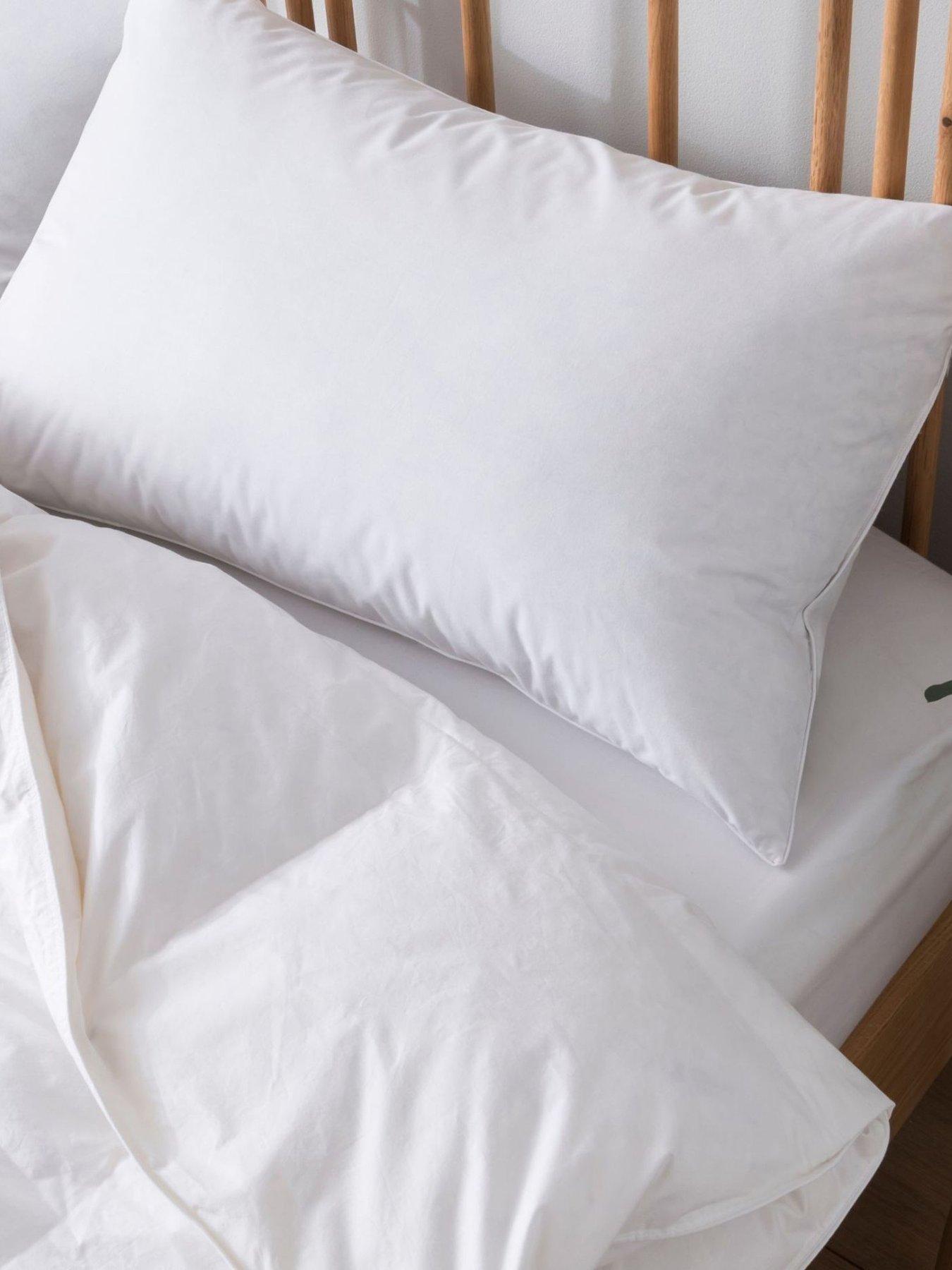 The Fine Bedding Company Fbc Goose Down Surround Pillow White Standard