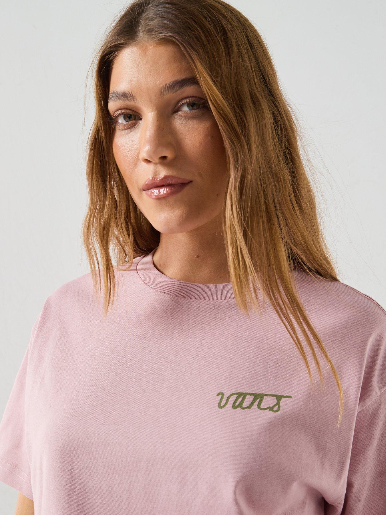 Image 5 of 6 of Vans Womens Crystal Dream Oversized Tee - Pink