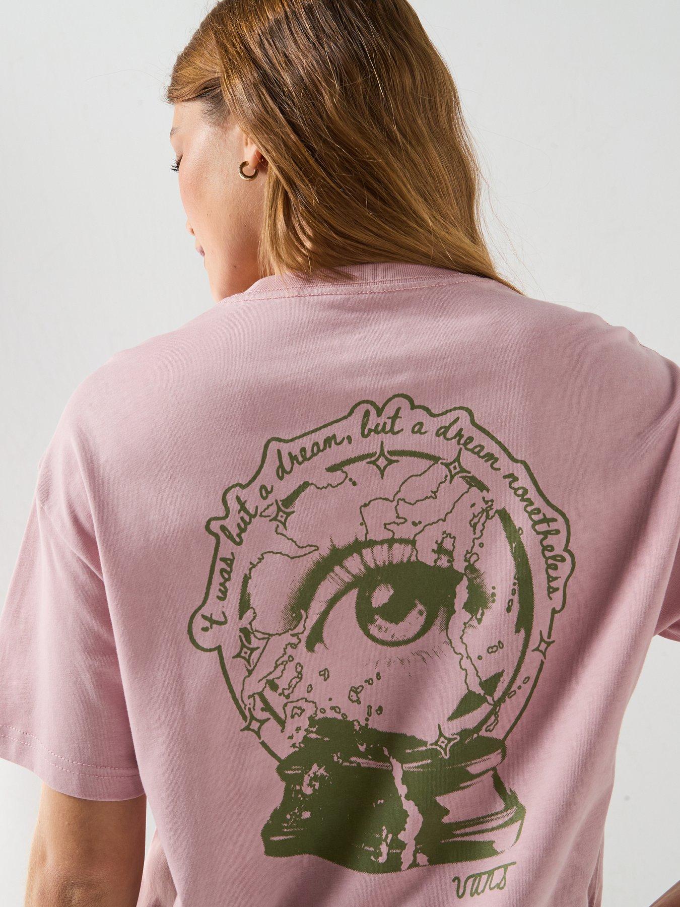 Image 6 of 6 of Vans Womens Crystal Dream Oversized Tee - Pink