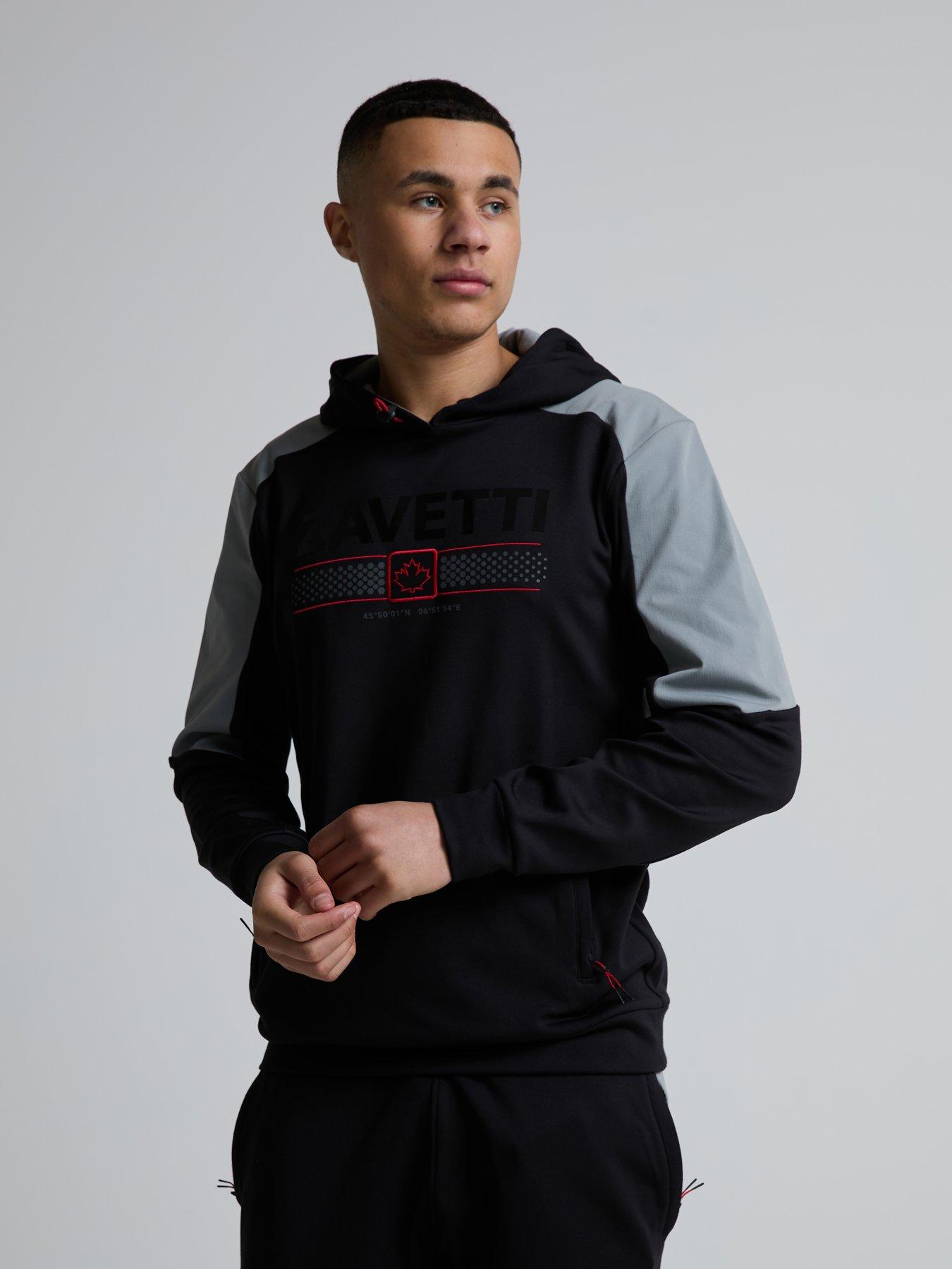Image 4 of 5 of Zavetti Canada Viarello Poly Fleece Hoodie - Black
