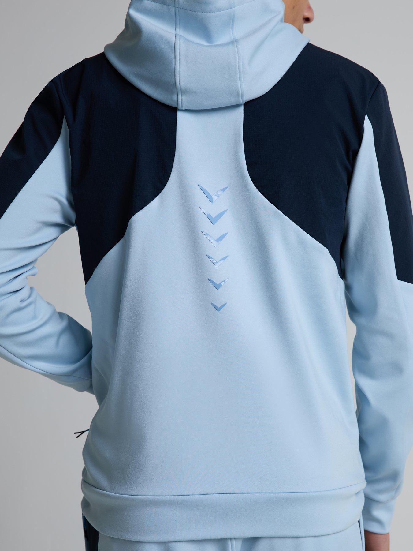 Image 2 of 5 of Zavetti Canada Viarello Poly Fleece Hoodie - Light Blue