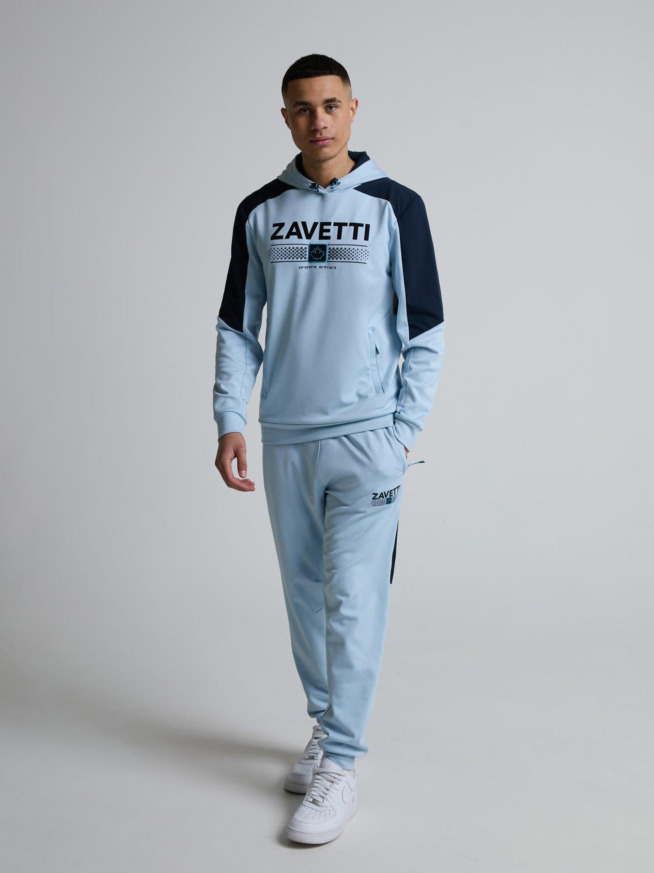 Image 3 of 5 of Zavetti Canada Viarello Poly Fleece Hoodie - Light Blue