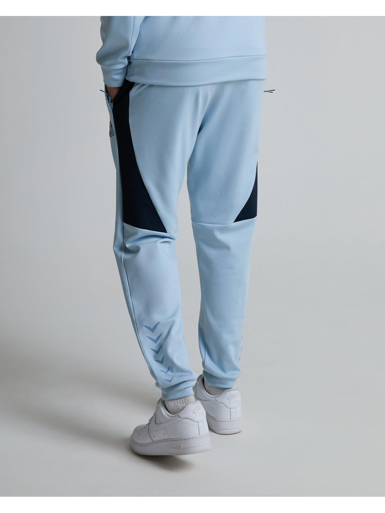 Image 2 of 5 of Zavetti Canada Viarello Cuffed Poly Fleece Joggers - Light Blue