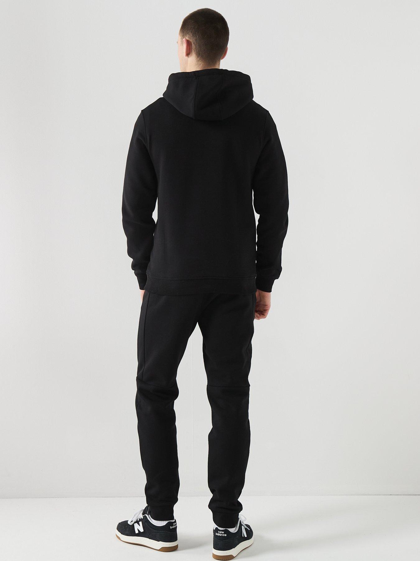 Image 2 of 6 of Zavetti Canada Botticini Compatto Fleece Hooded Tracksuit - Black