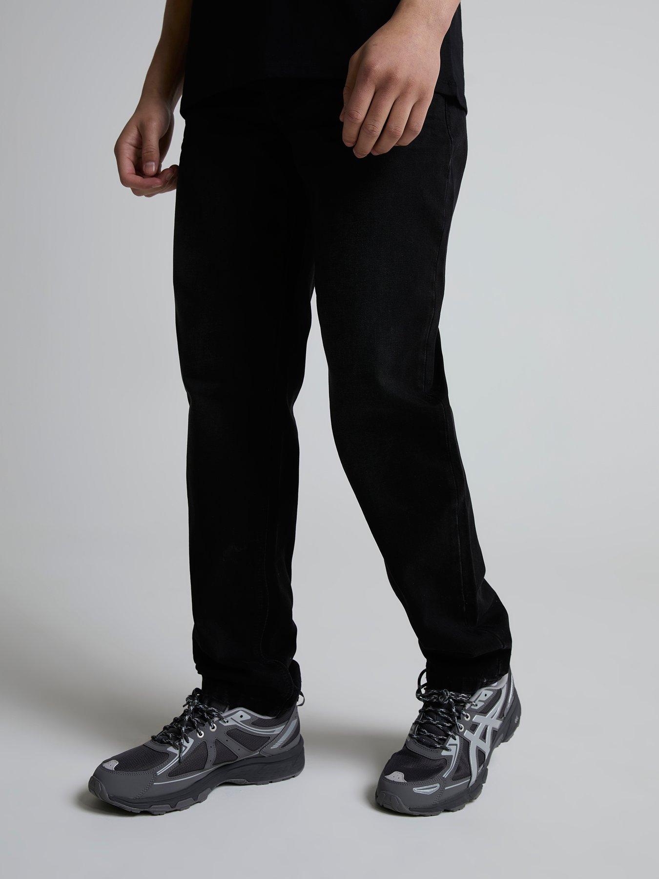 Alessandro Zavetti Lazio Relaxed Loose Fit Slight Distressed Denim Jeans