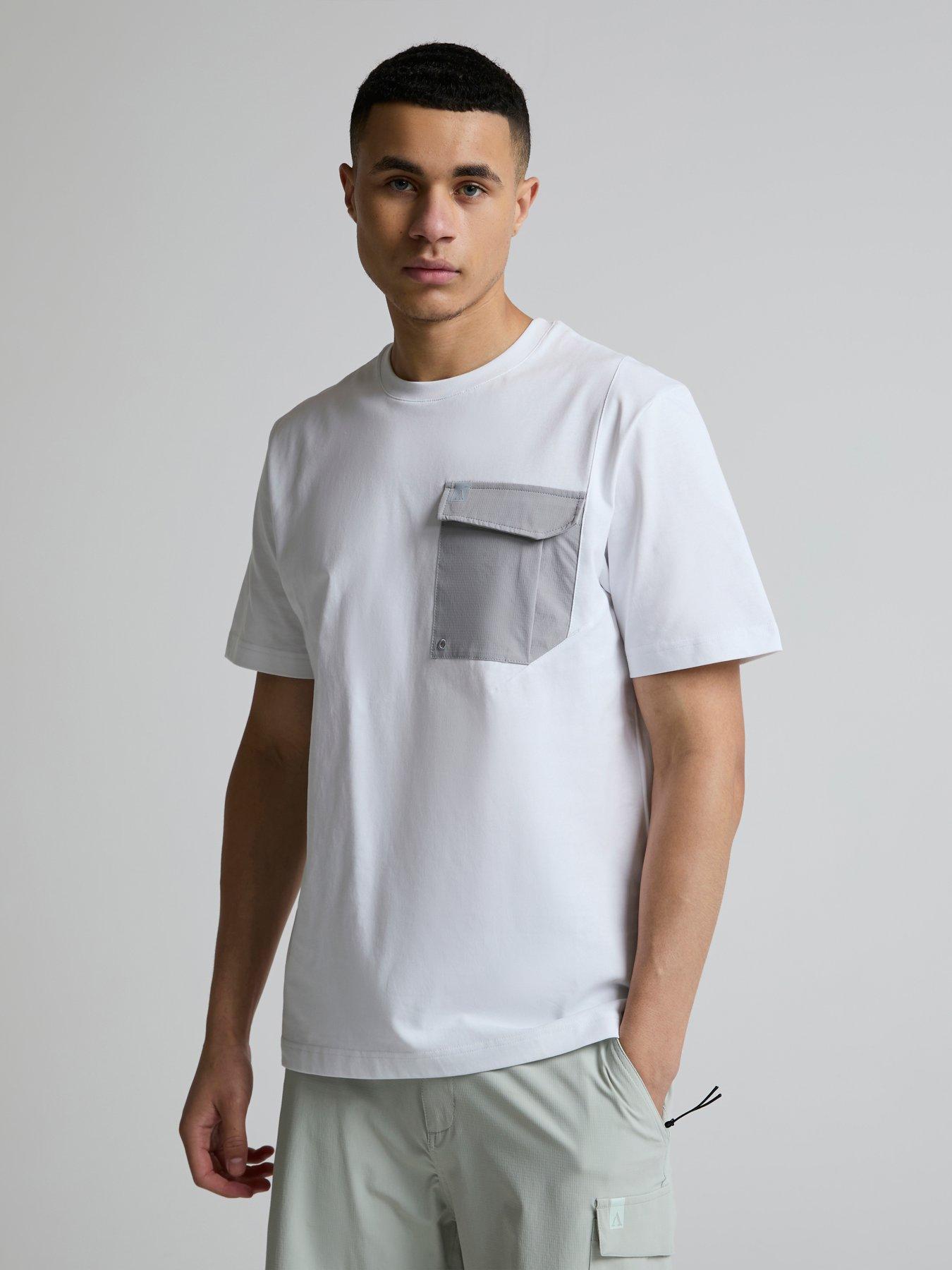 Alessandro Zavetti Ultizzi Woven Tech Pocket T-Shirt - White