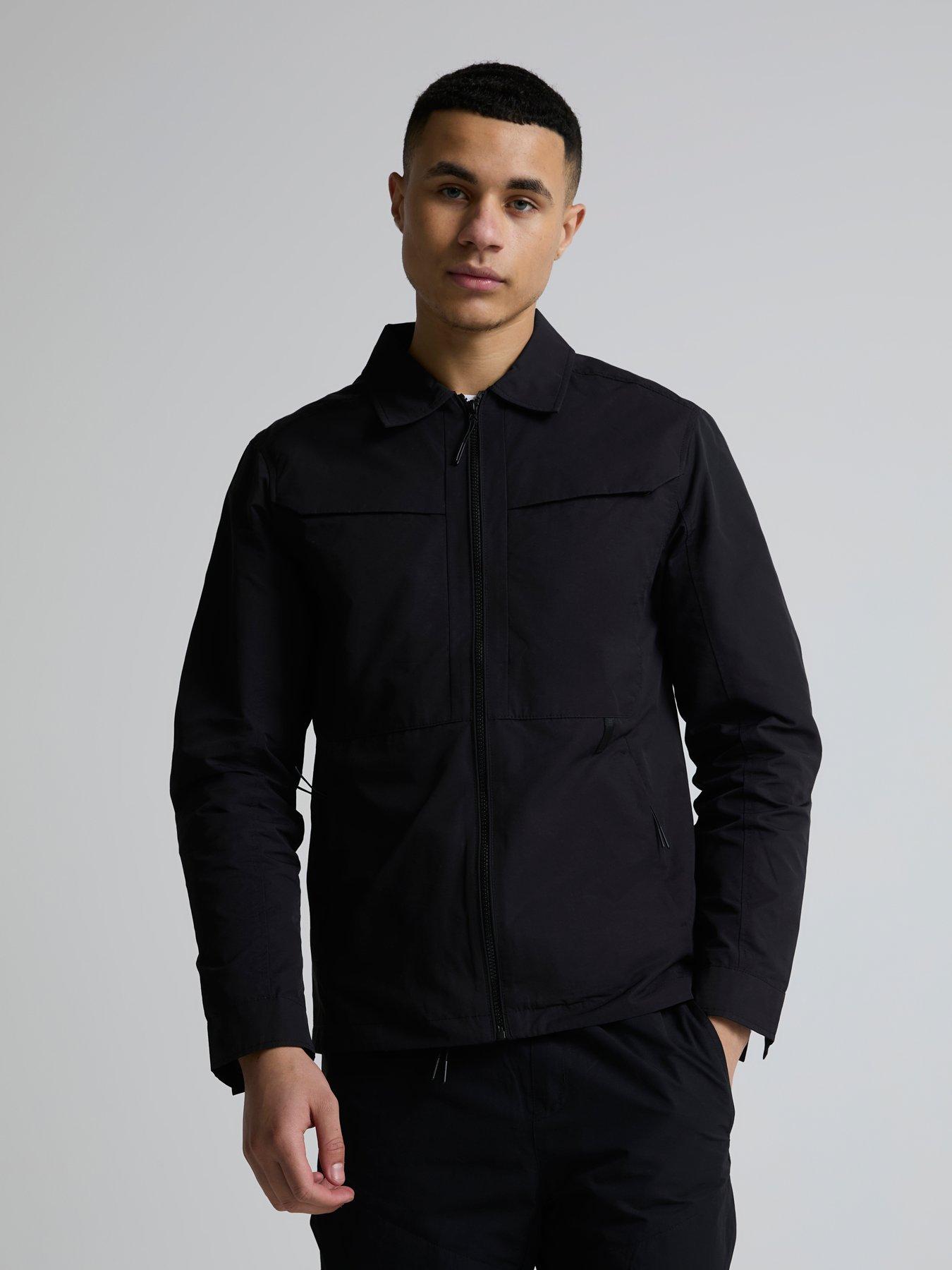 Alessandro Zavetti Flotiro Tech Woven Overshirt - Black