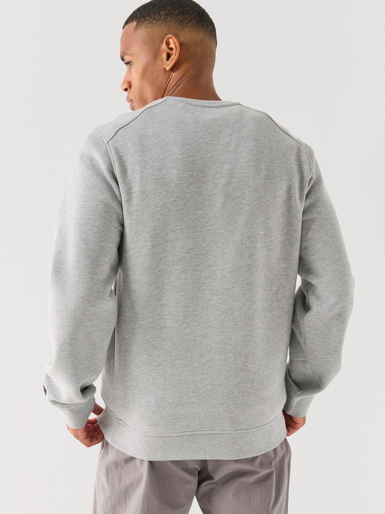 Image 2 of 6 of Zavetti Canada Botticini Compatto Left Chest Logo Sweatshirt - Grey