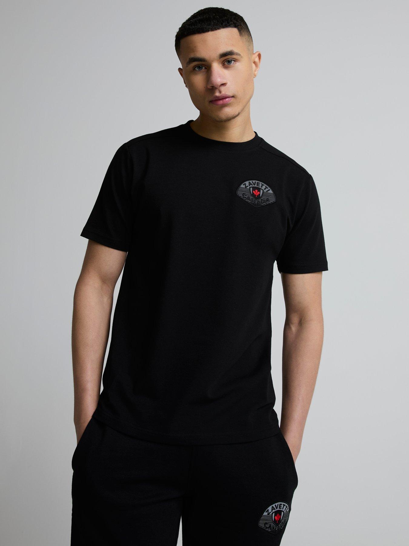 Zavetti Canada Botticini Compatto Small Left Chest Logo T-Shirt - Black