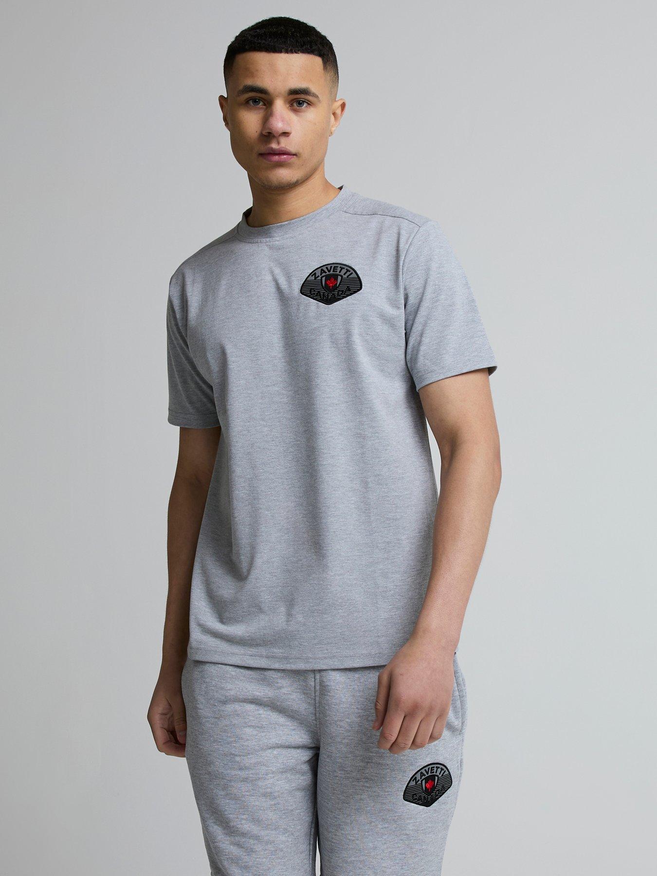 Image 4 of 5 of Zavetti Canada Botticini Compatto Small Left Chest Logo T-Shirt - Light Grey