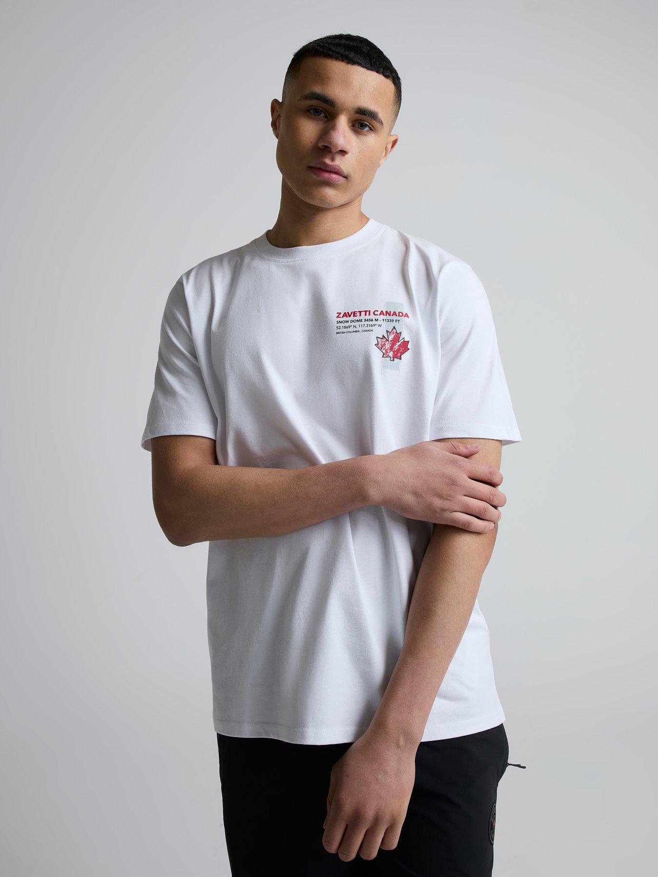 Image 4 of 5 of Zavetti Canada Alonso Back Graphic T-Shirt - Black