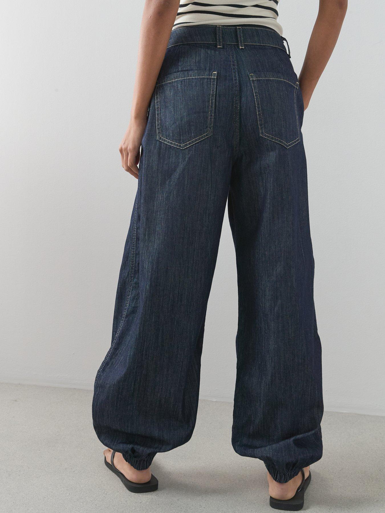 Image 2 of 6 of The Very Collection Cuffed Hem Jeans - Dark Wash