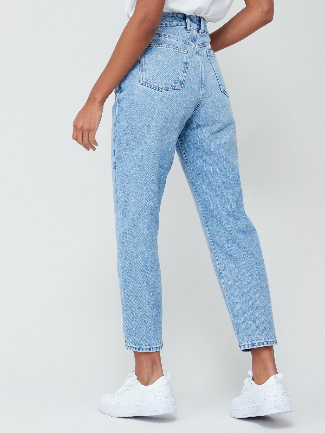 Image 2 of 7 of The Very Collection High Waist Mom Jeans - Mid Wash
