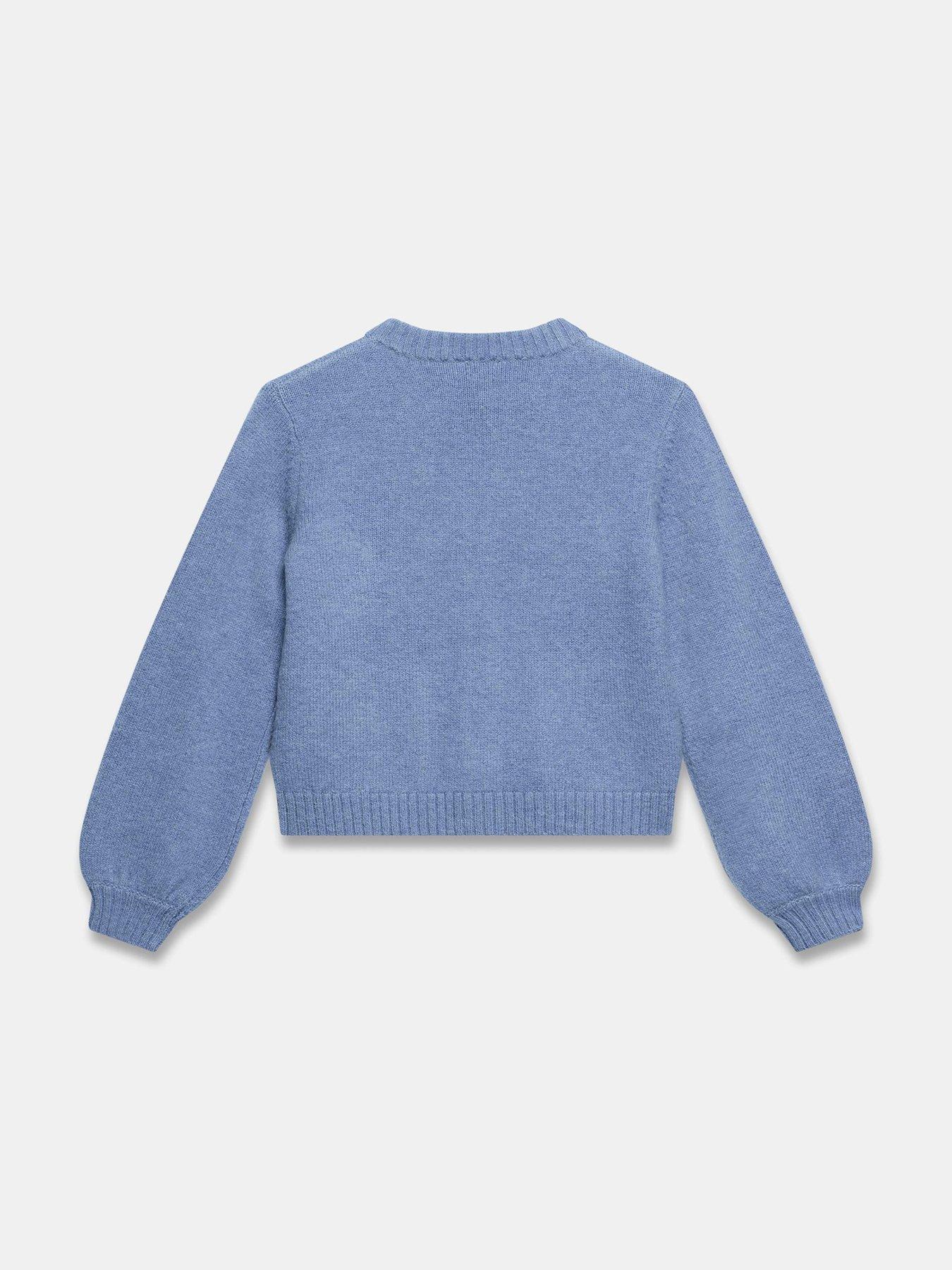 Image 6 of 6 of Mint Velvet Cosy Pocket Cardigan - Blue