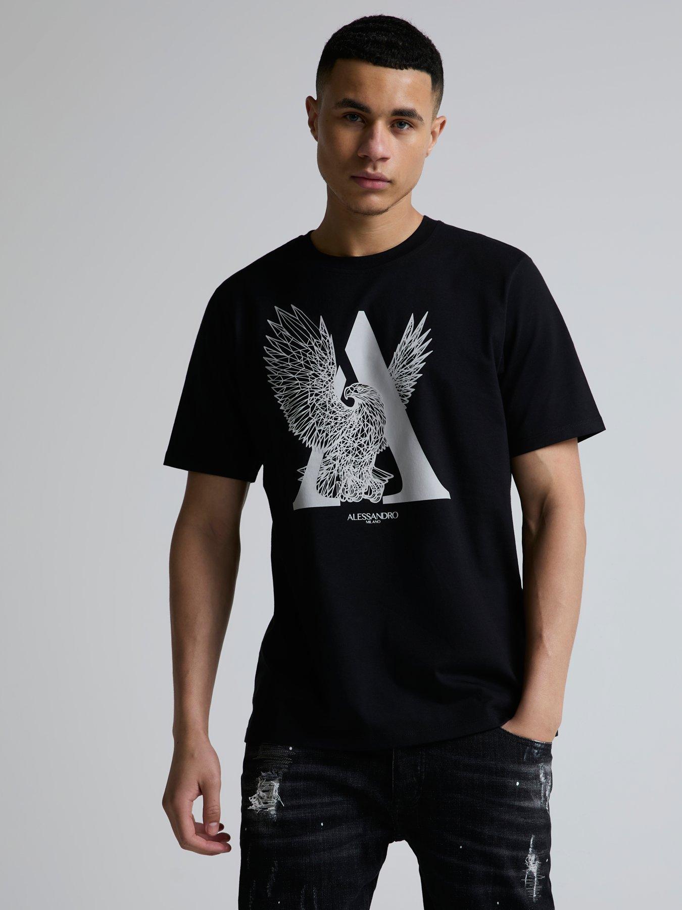 Alessandro Zavetti Aquila Graphic T-Shirt - Black