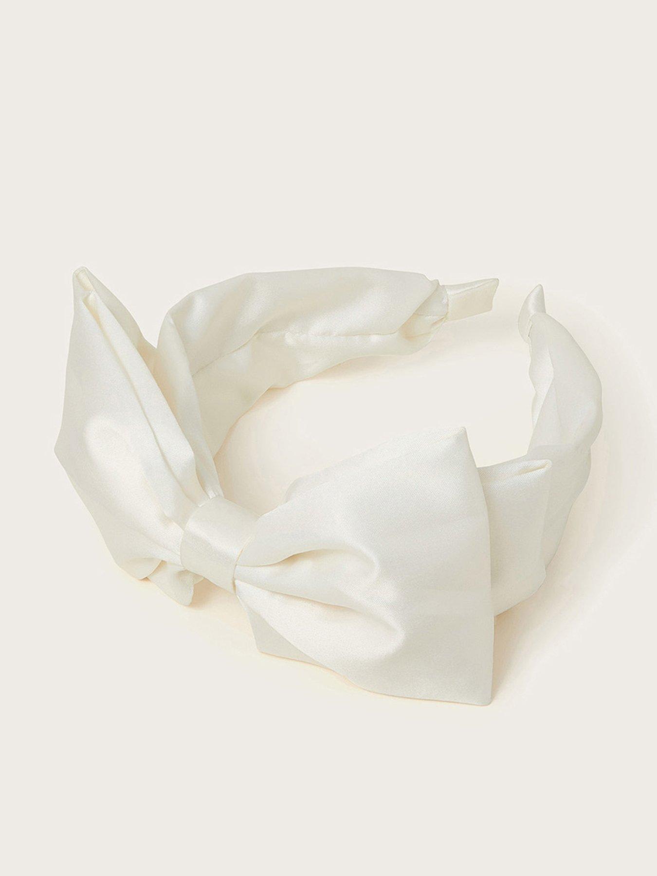 Monsoon Girls Bridesmaid Bow Aliceband - Ivory