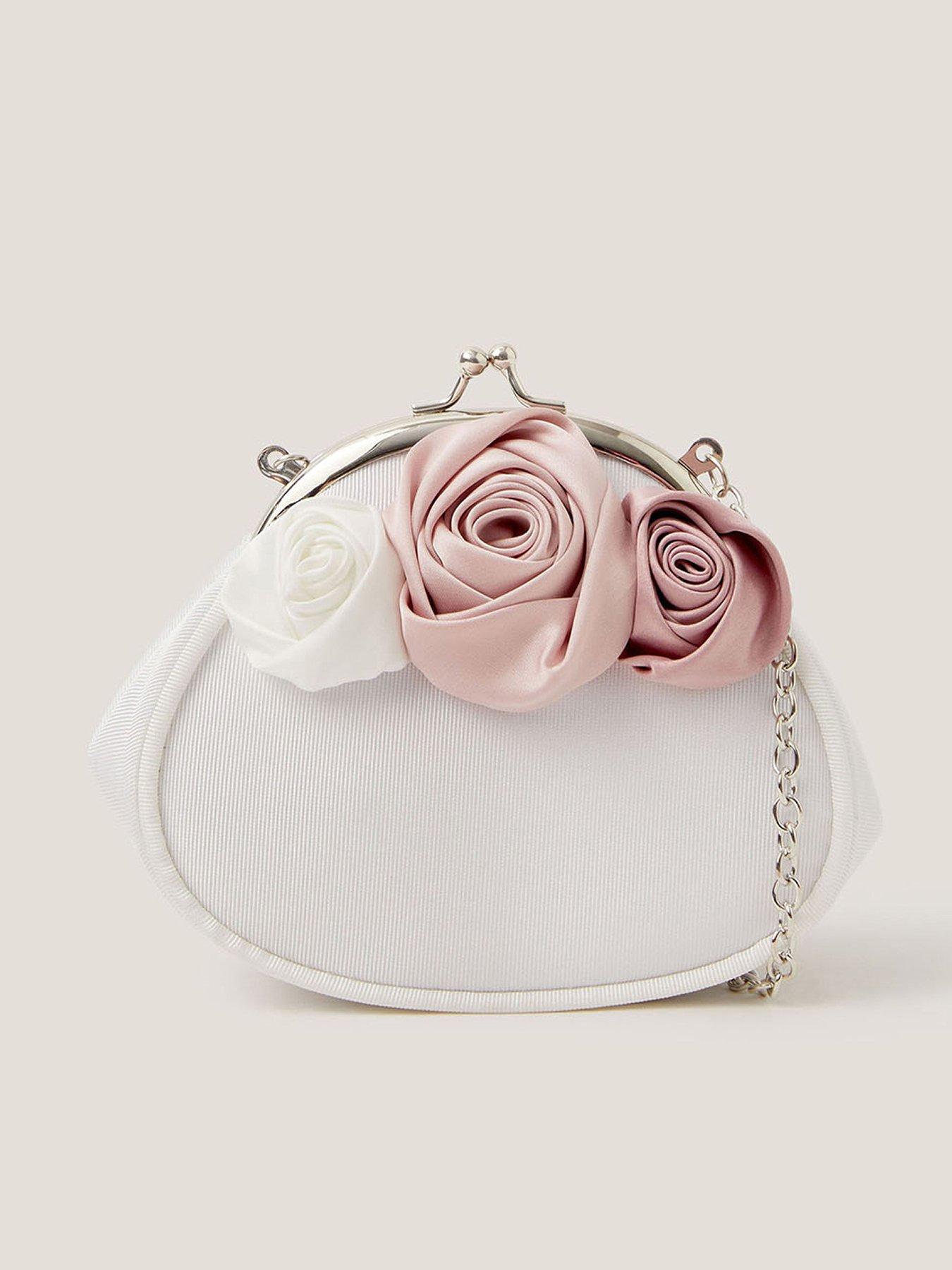 Monsoon Girls Contrast Rosette Framebag - Multi