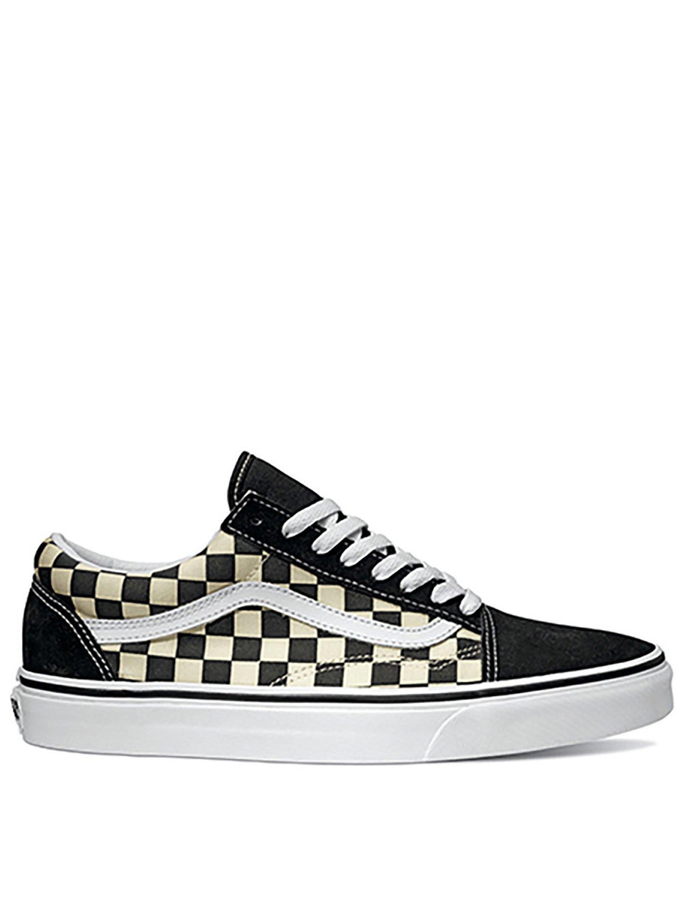 Vans Unisex Old Skool Trainers, Black, Size 6, Men