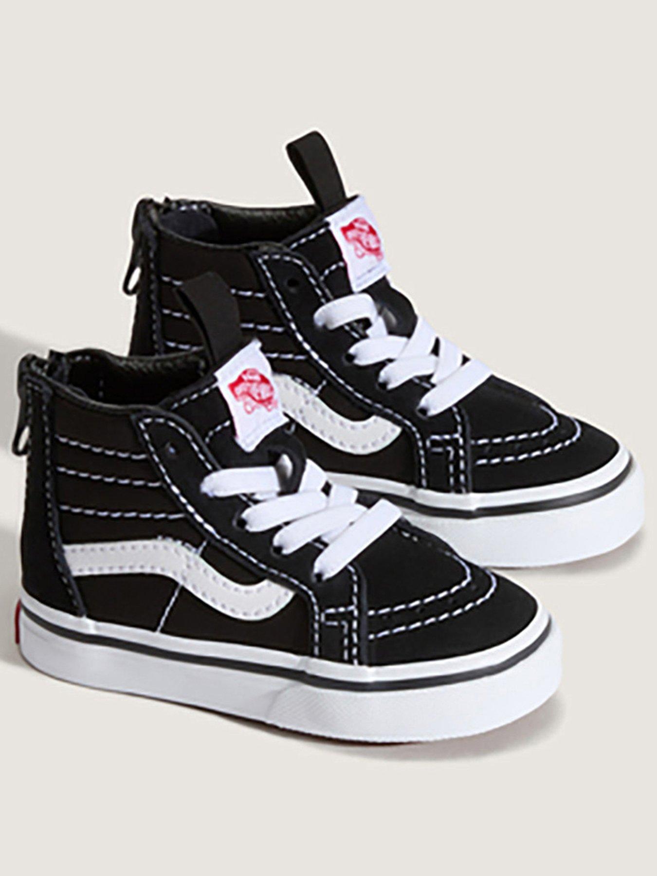 Image 2 of 5 of Vans Infant Sk8-hi Zip - Black/ White