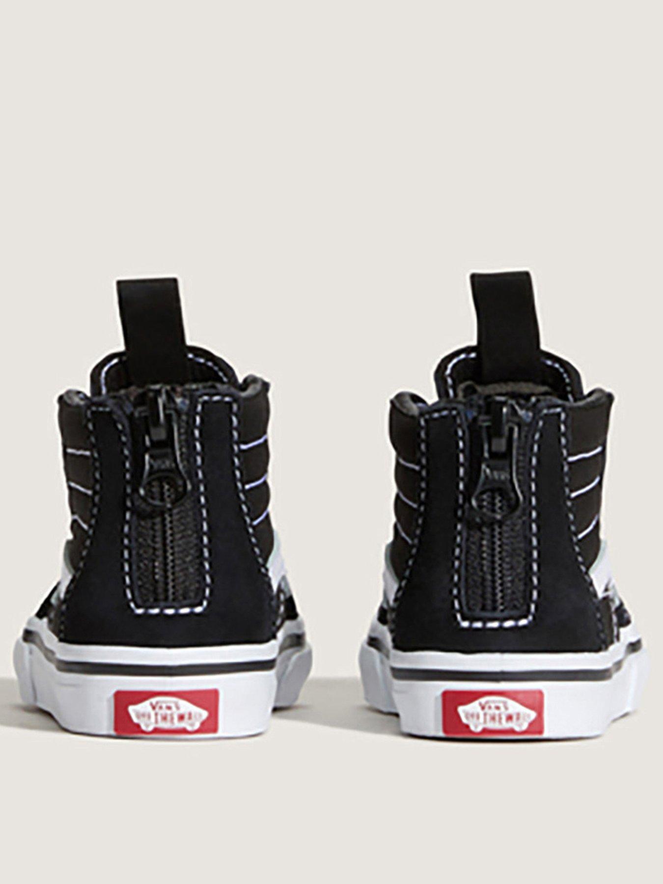 Image 3 of 5 of Vans Infant Sk8-hi Zip - Black/ White