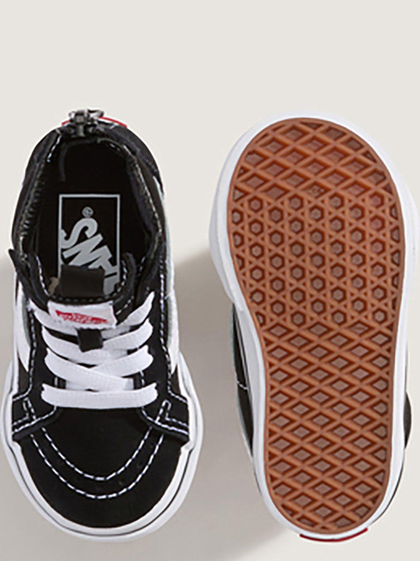 Image 4 of 5 of Vans Infant Sk8-hi Zip - Black/ White