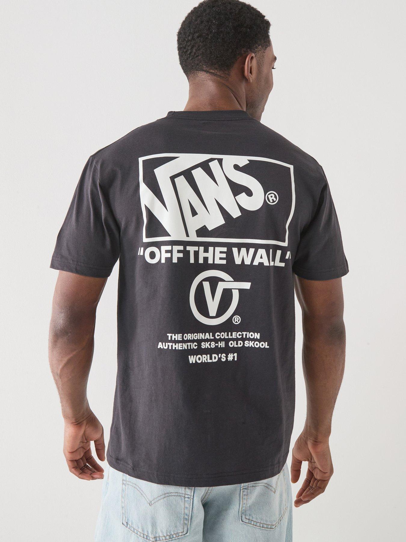 Vans Mens Stacked Hi Short Sleeve T-Shirt - Black