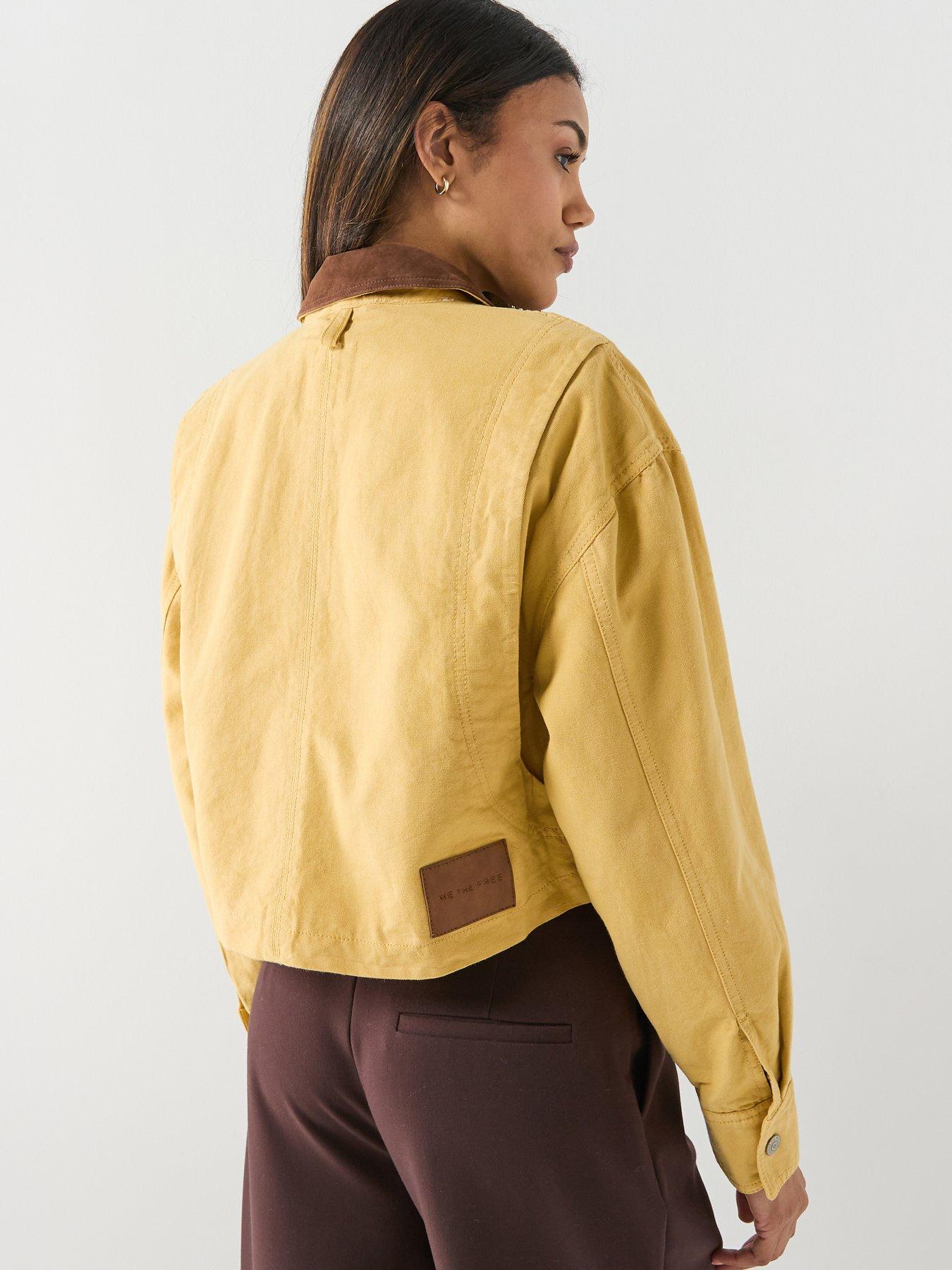 Image 2 of 6 of FREE PEOPLE Martha Workwear Jacket - Yellow