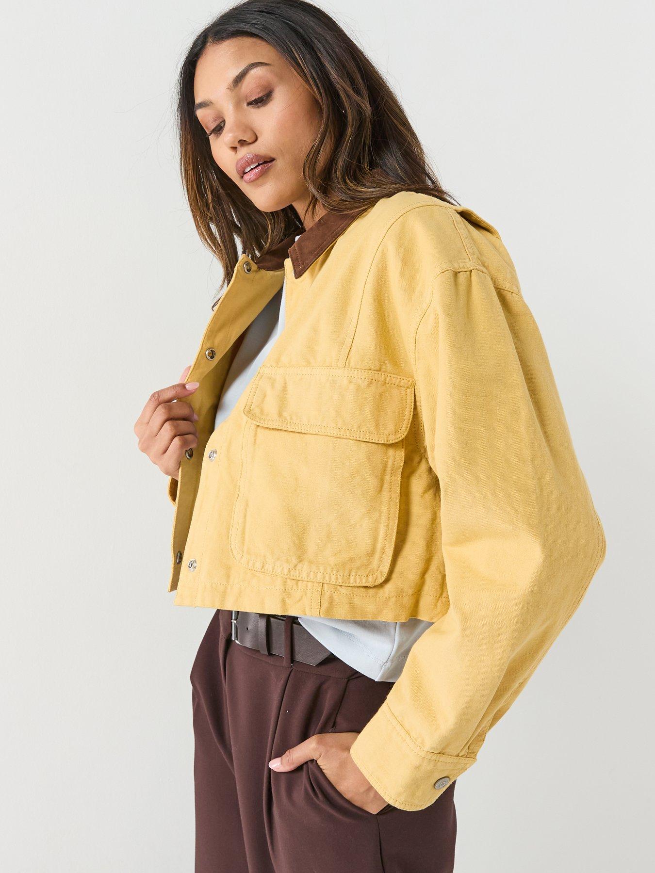 Image 6 of 6 of FREE PEOPLE Martha Workwear Jacket - Yellow