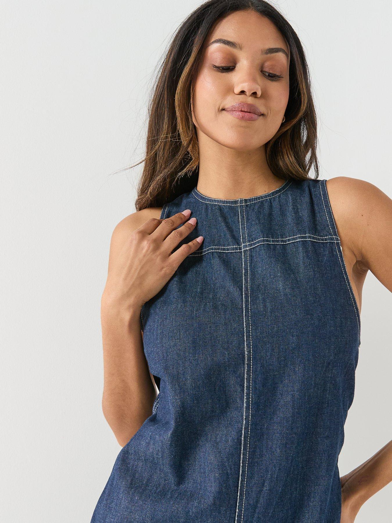 Image 5 of 6 of FREE PEOPLE Do No Wrong Jumpsuit - Navy