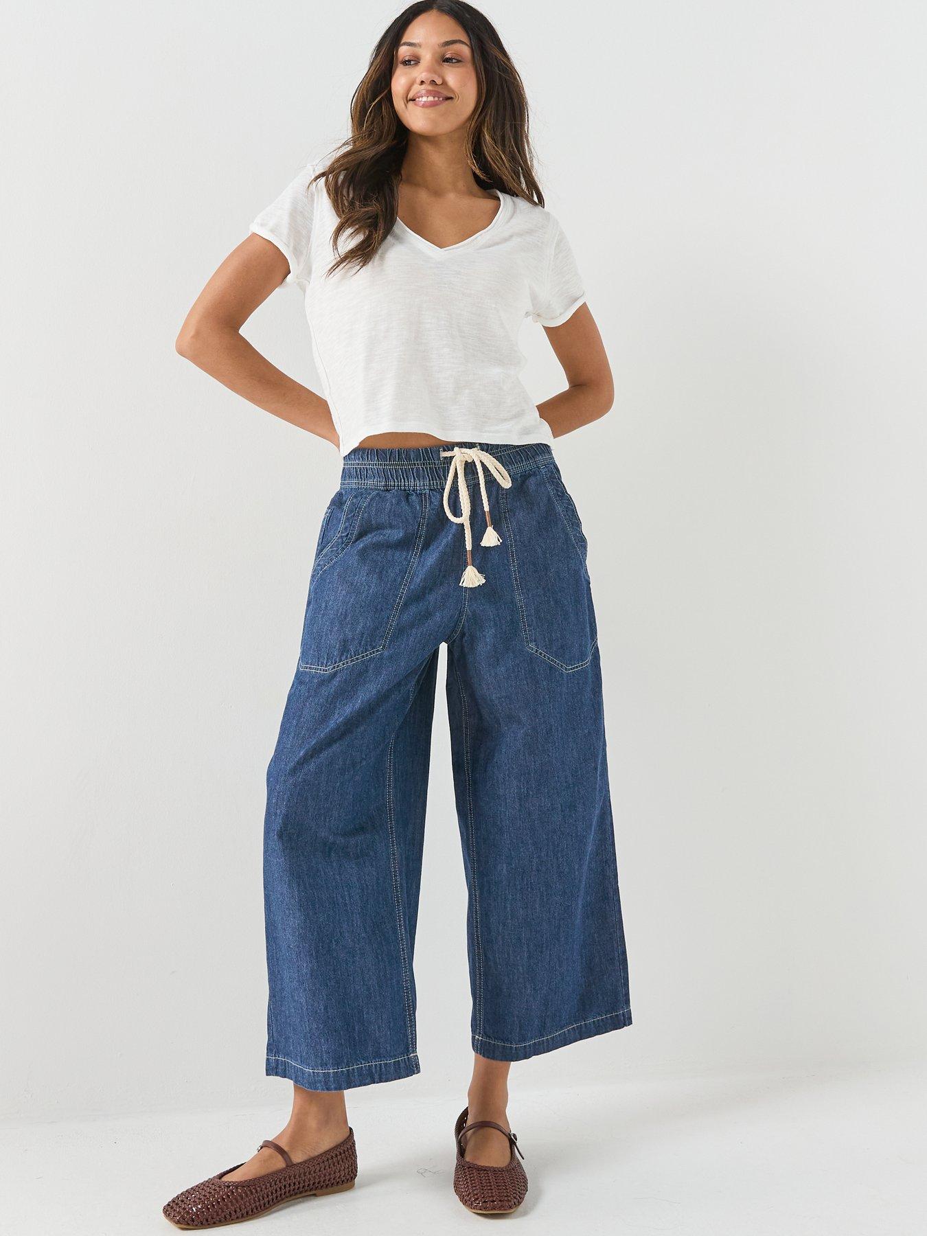 Image 3 of 5 of FREE PEOPLE Easy Peasy Pull On - Navy
