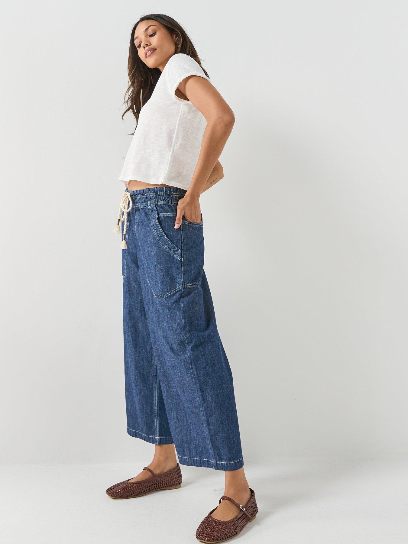 Image 5 of 5 of FREE PEOPLE Easy Peasy Pull On - Navy