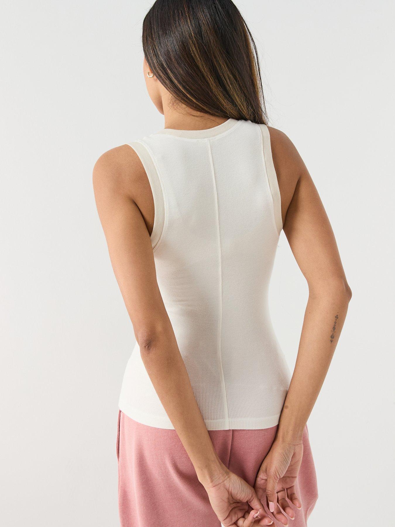 Image 2 of 6 of FREE PEOPLE Longer Days Tank - White
