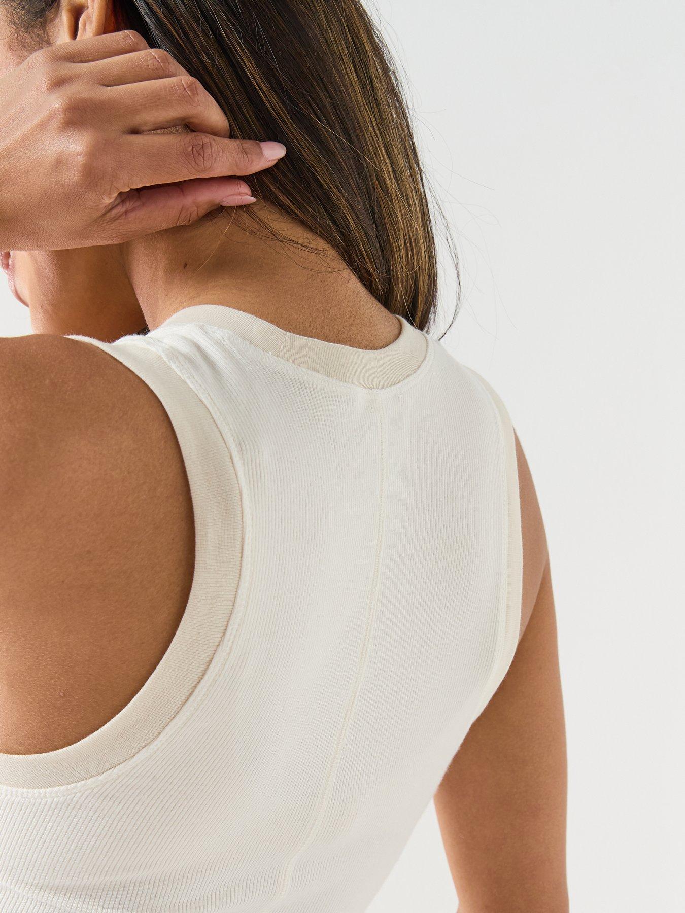 Image 5 of 6 of FREE PEOPLE Longer Days Tank - White