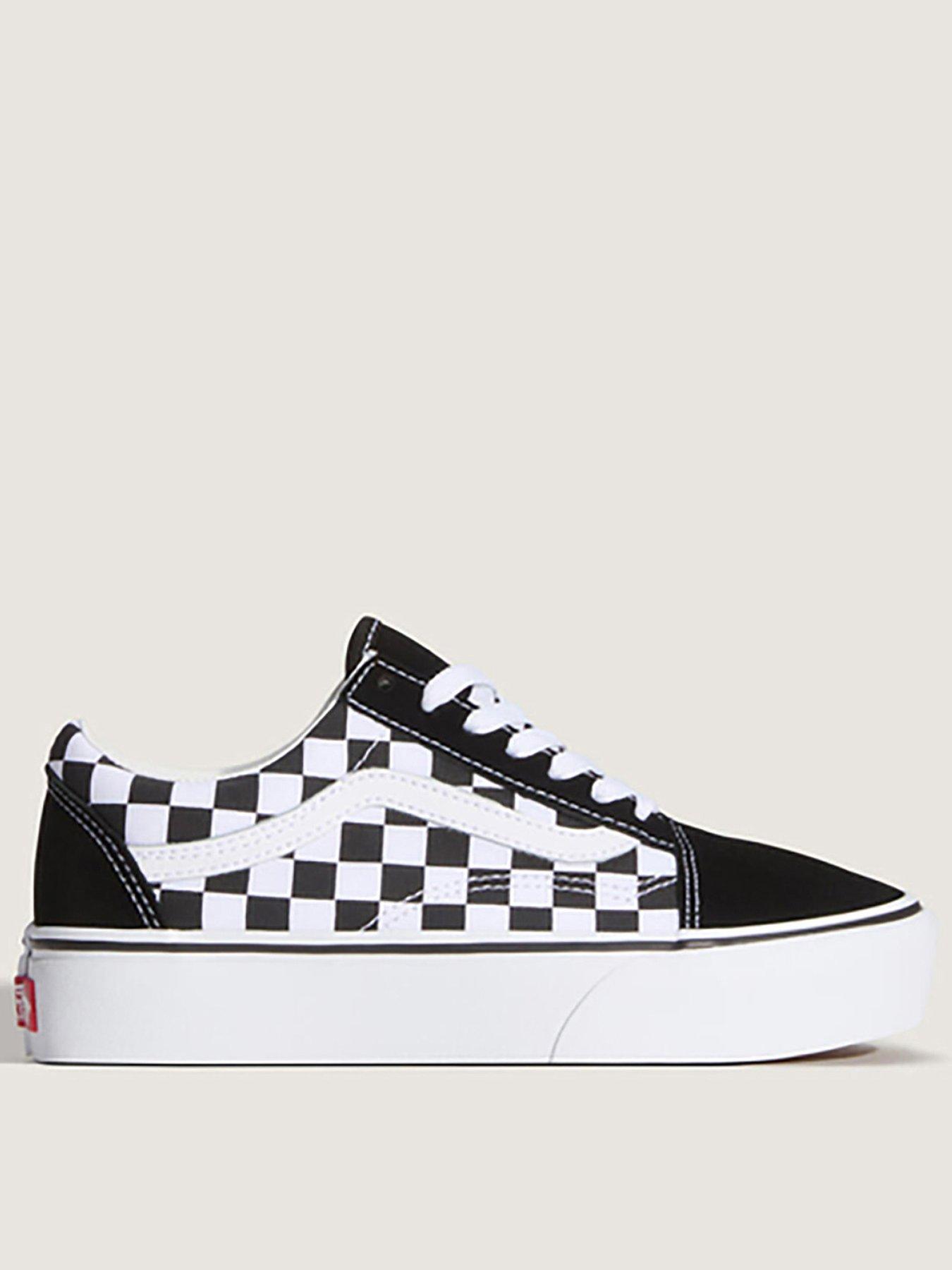 Vans Unisex Old Skool Platform Trainers - Black