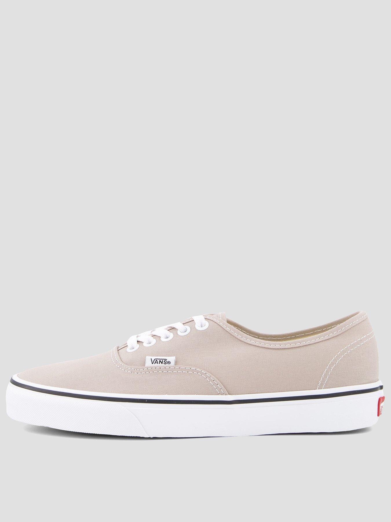 Vans Unisex Authentic Canvas Shoes, Brown, Size 4, Men