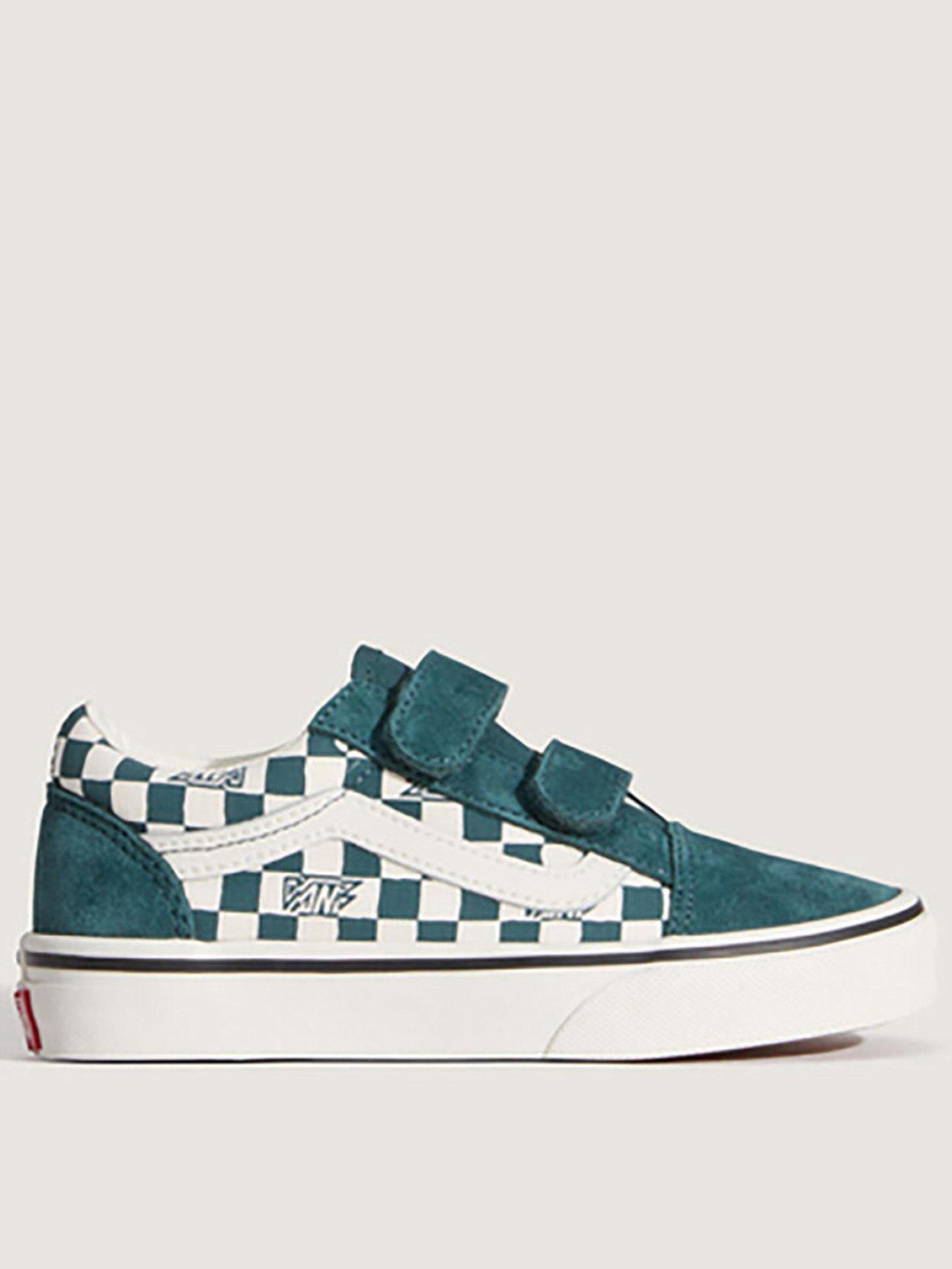 Vans Kids Old Skool Trainers, Green, Size 10 Younger