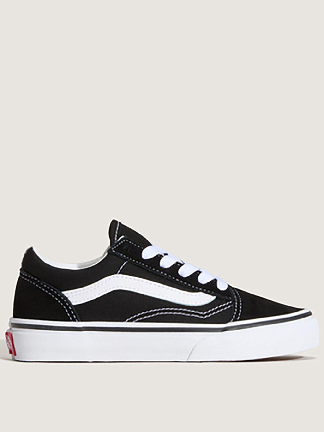 Vans Kids Old Skool, Black, Size 13 Younger
