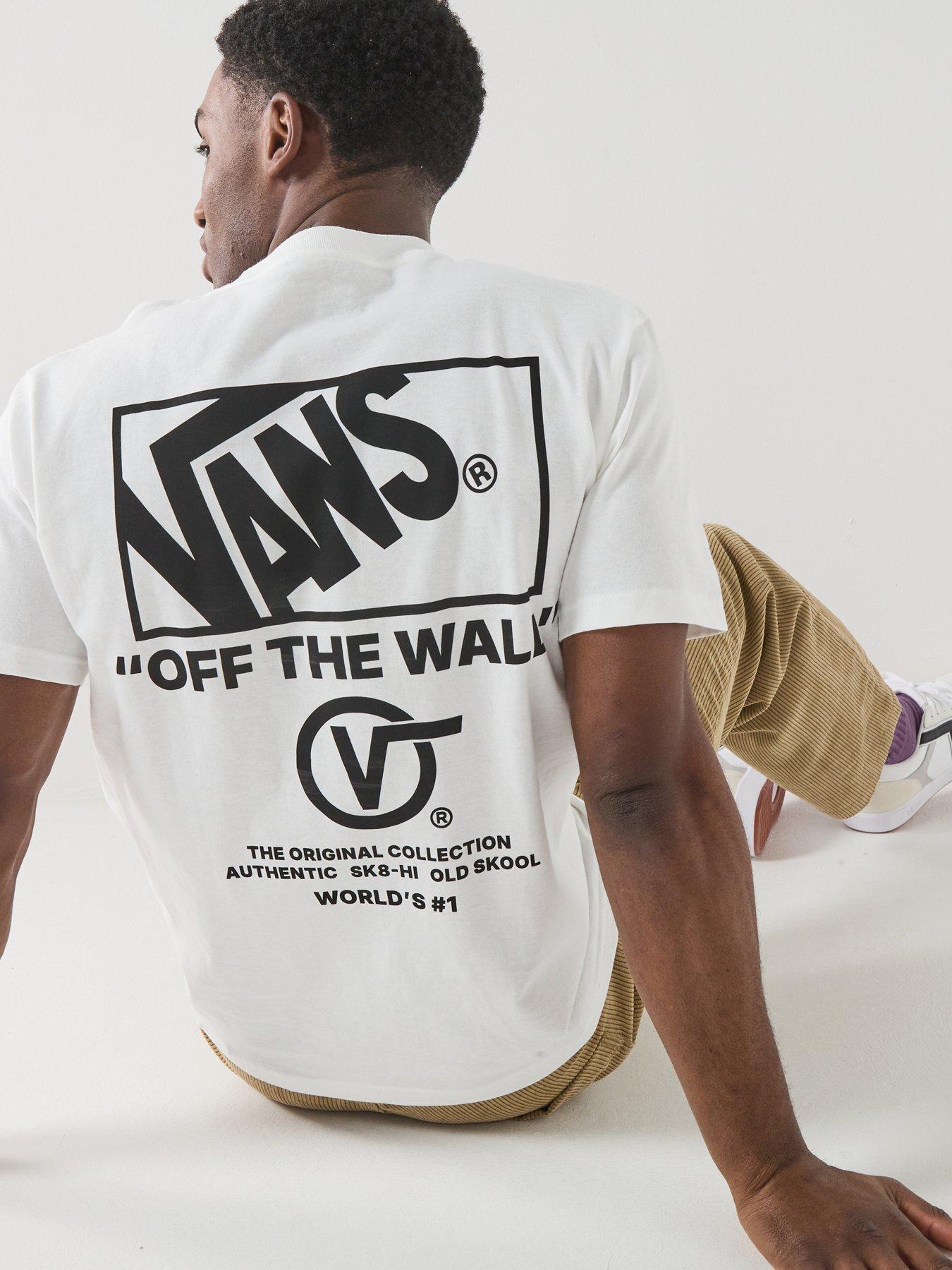 Vans Mens Stacked Hi Short Sleeve T-Shirt - White